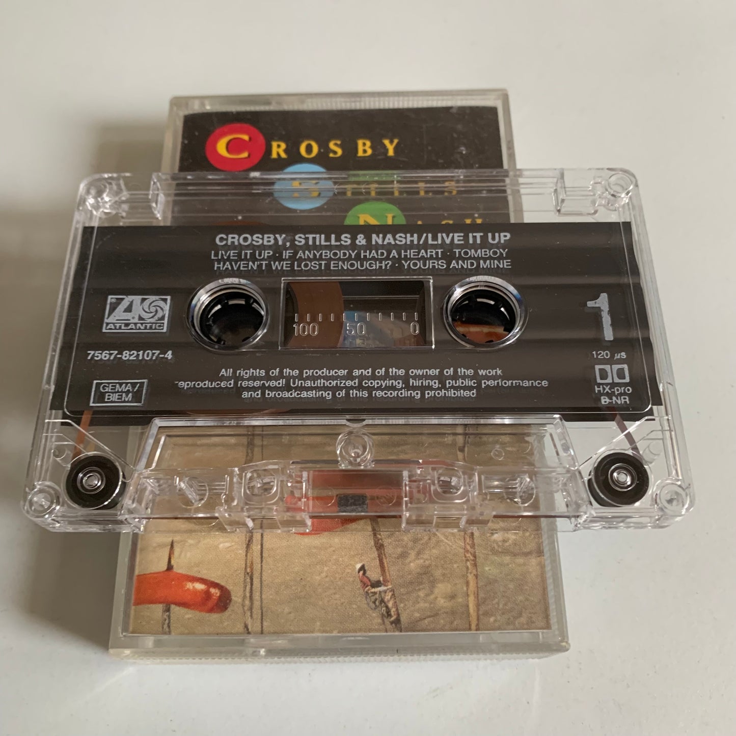 Crosby, Stills & Nash - Live It Up - 1990 Occasion