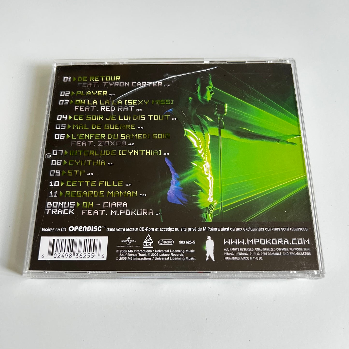 CD - M. Pokora - Player - 2006