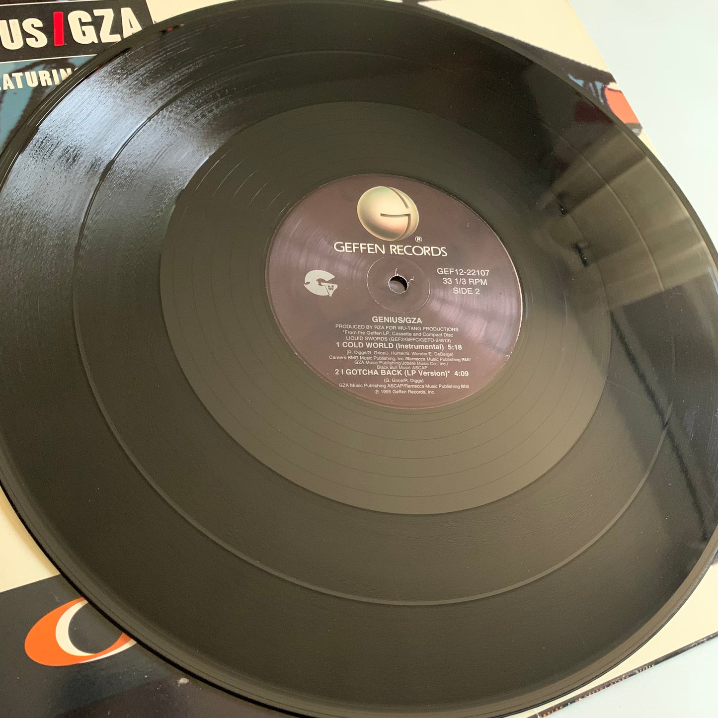 Genius - GZA - Inspektah Deck - Rollie Fingers - Cold World - Single 1995