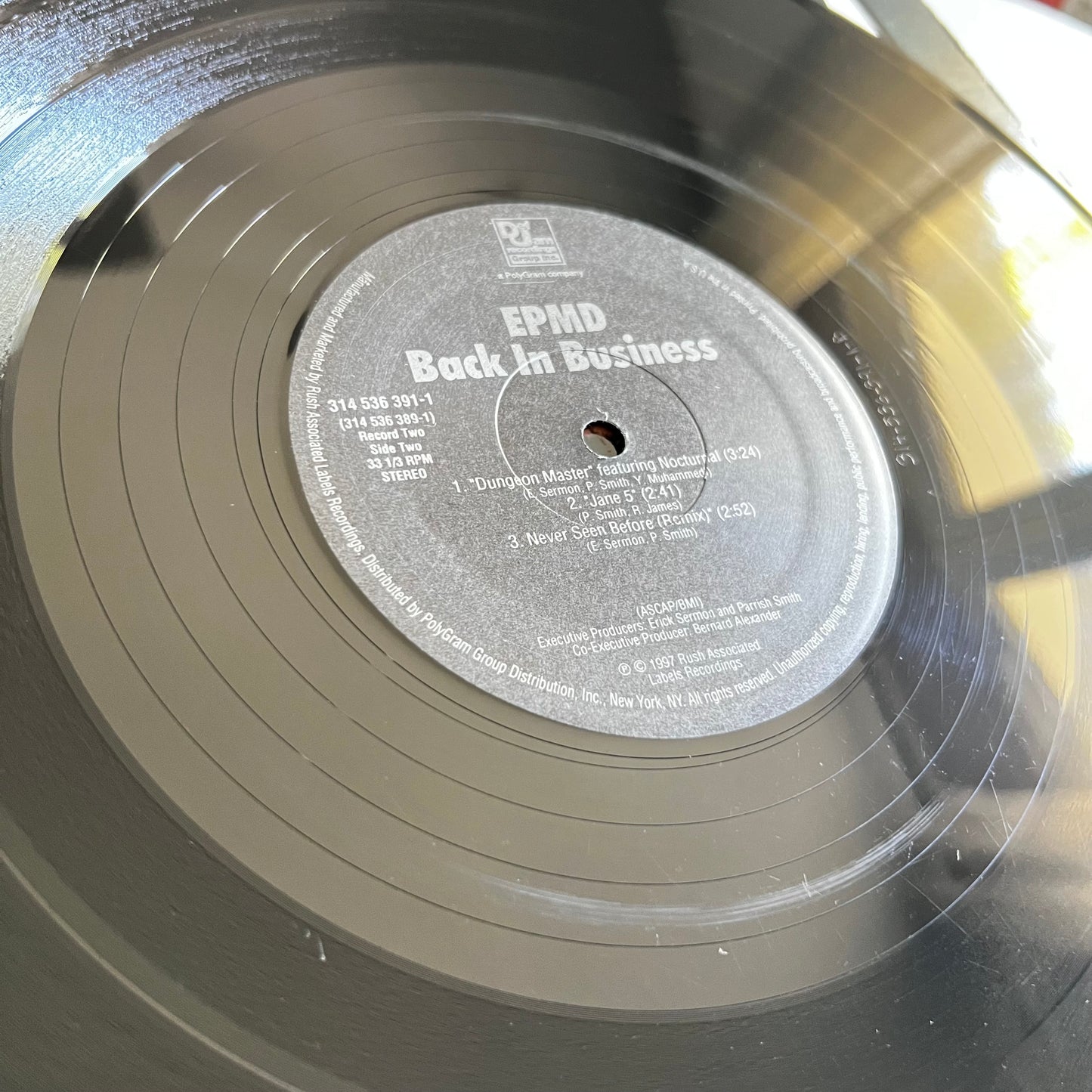 EPMD - Back In Business 1997 - 1 LP sur 2