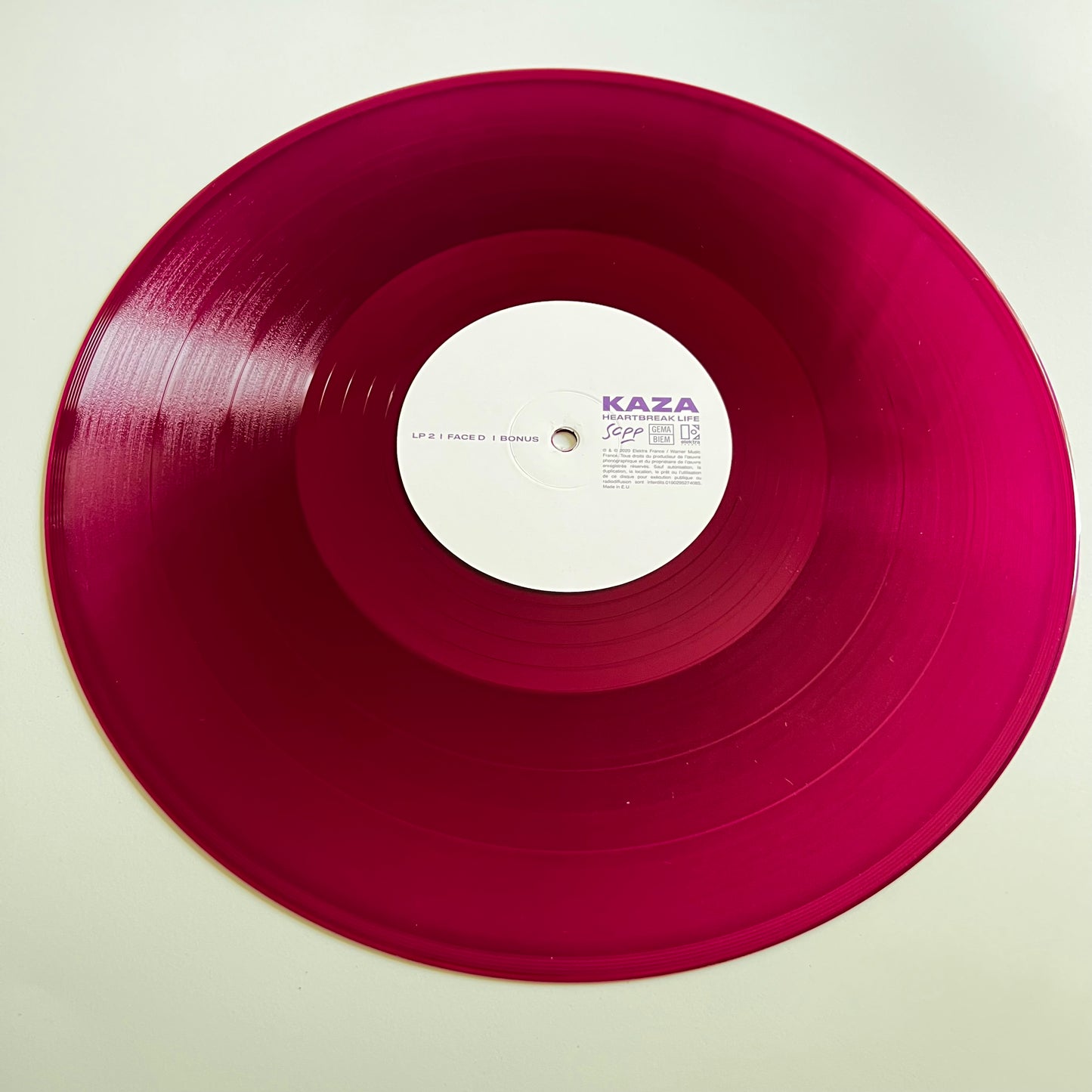 Kaza - Heartbreak Life - Double LP Rose Pink - 2020