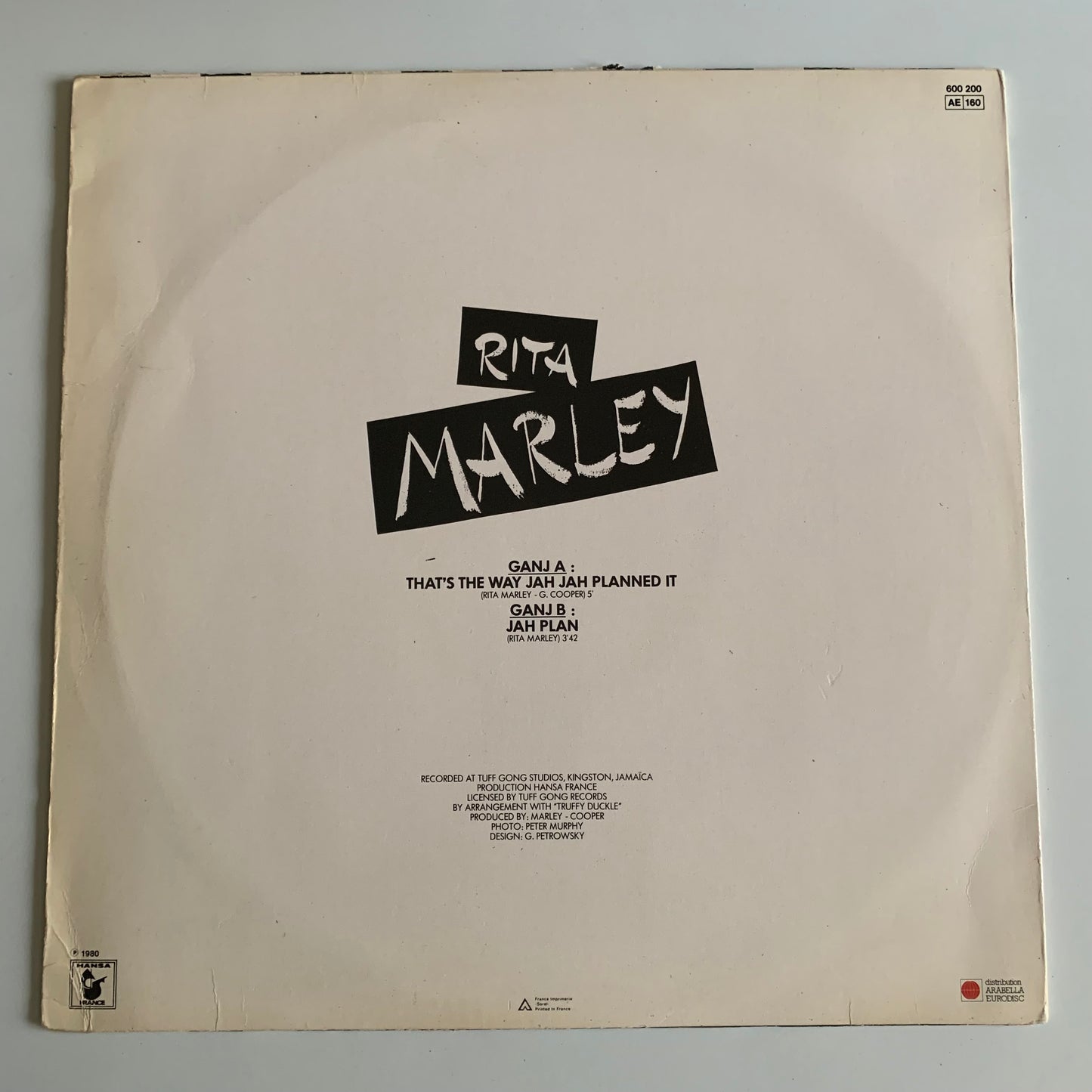 Rita Marley - That's The Way - Single 1980