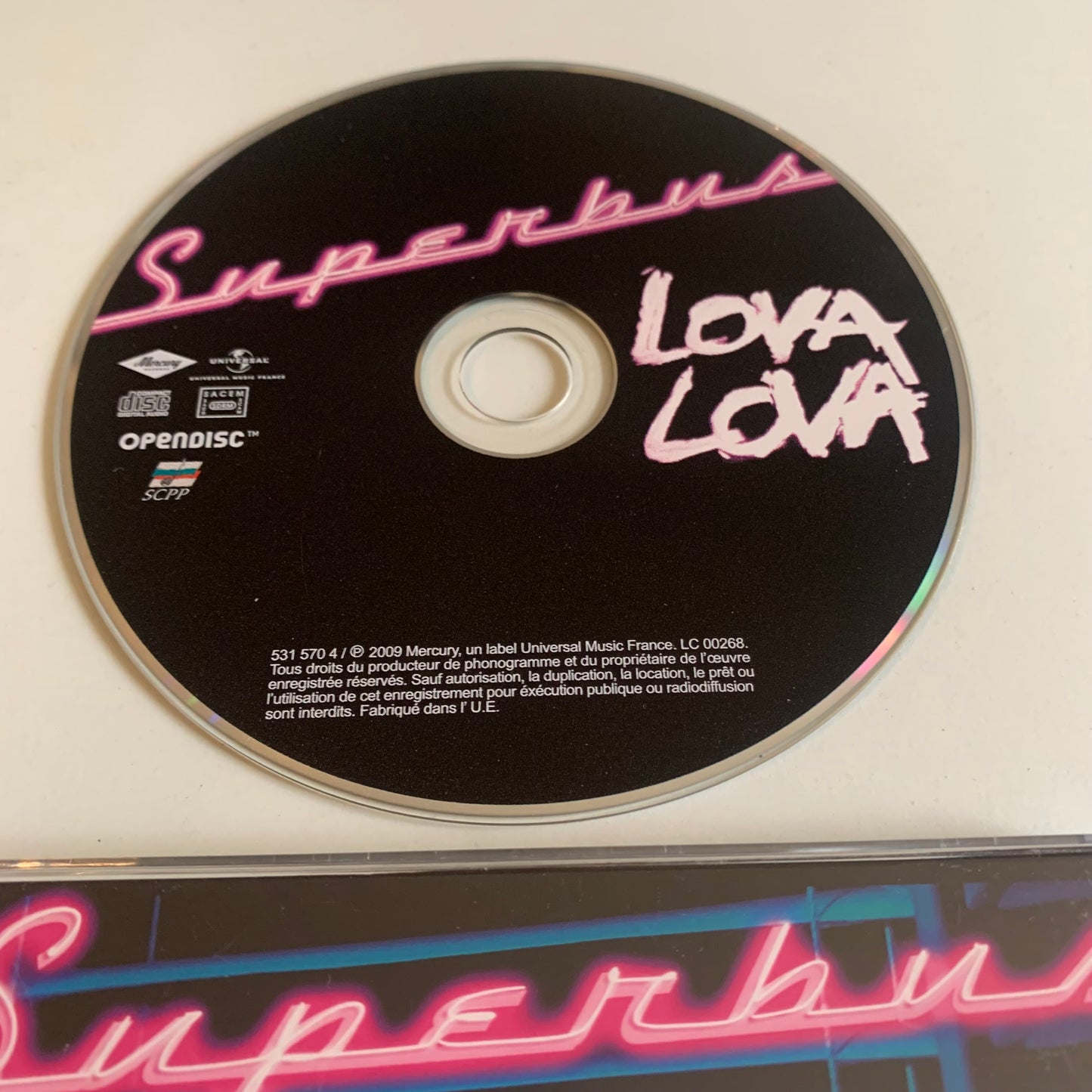 CD - Superbus - Lova Lova - 2009 Occasion