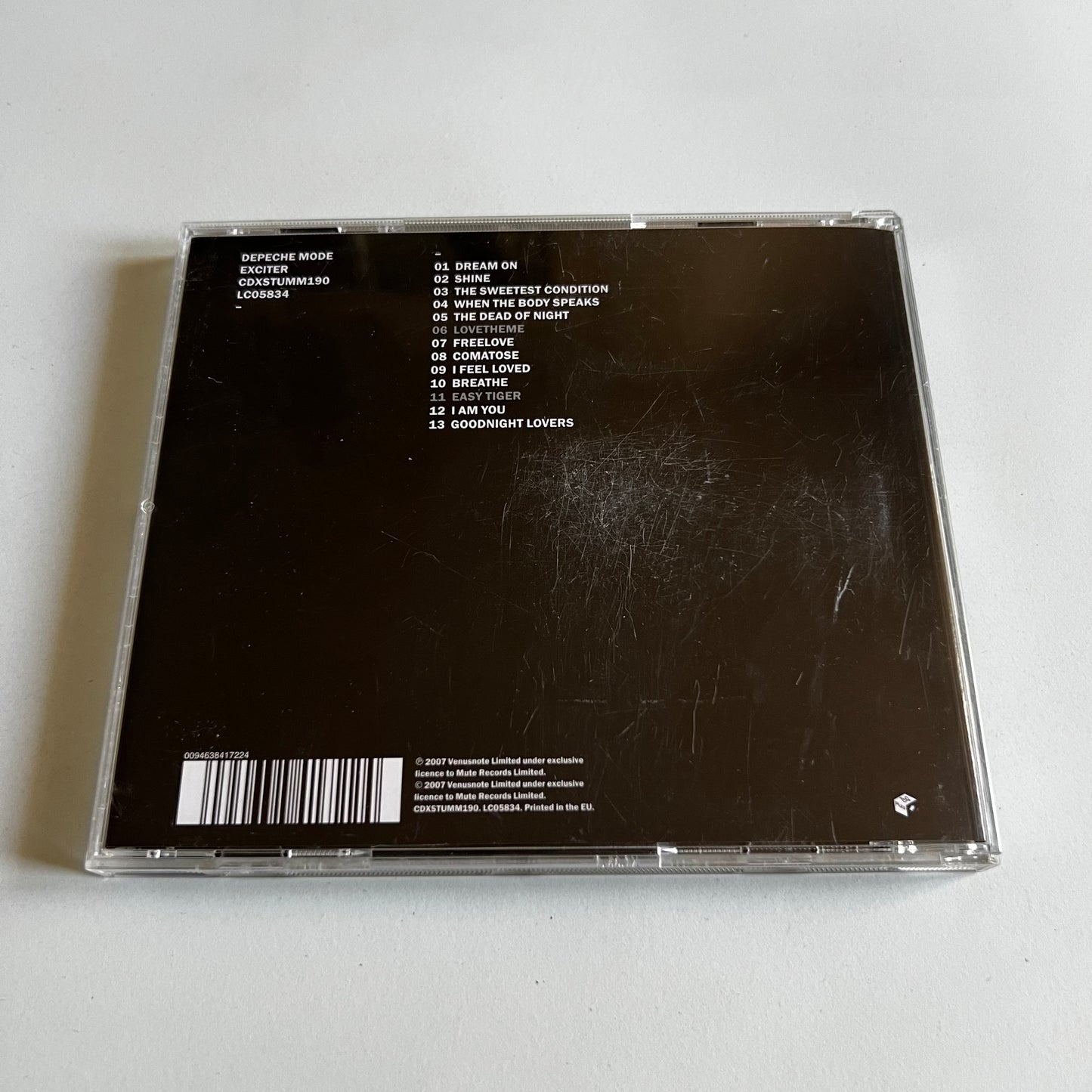 CD - Depeche Mode - Exciter - 2007