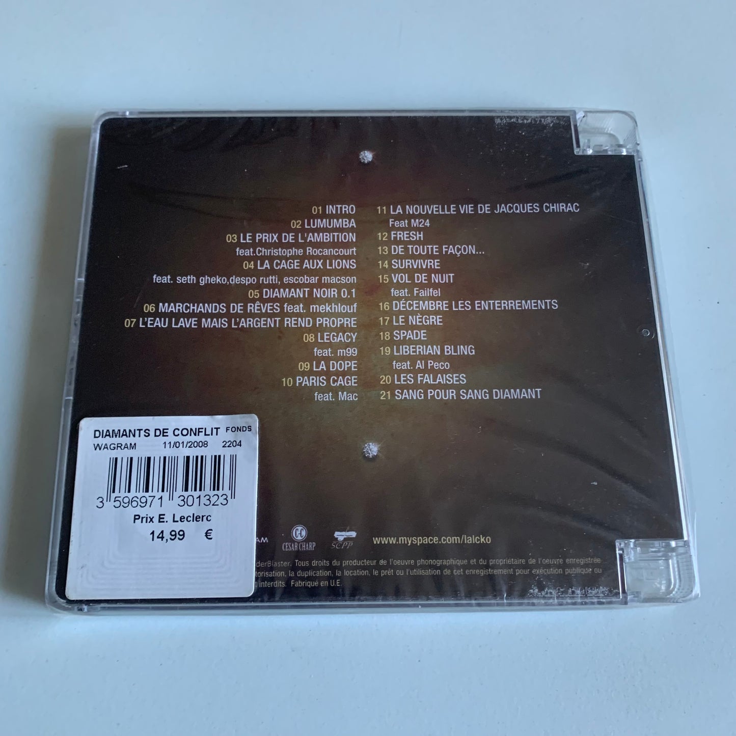 CD - Lalcko - Diamants De Conflit - 2007 Neuf sous Blister