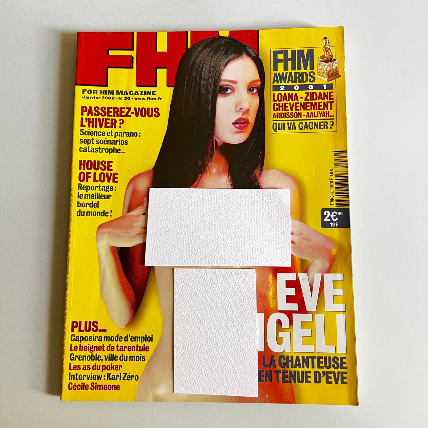 Magazine FHM - Eve Angeli - Nº30 Janvier 2002