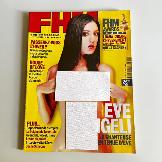 Magazine FHM - Eve Angeli - Nº30 Janvier 2002