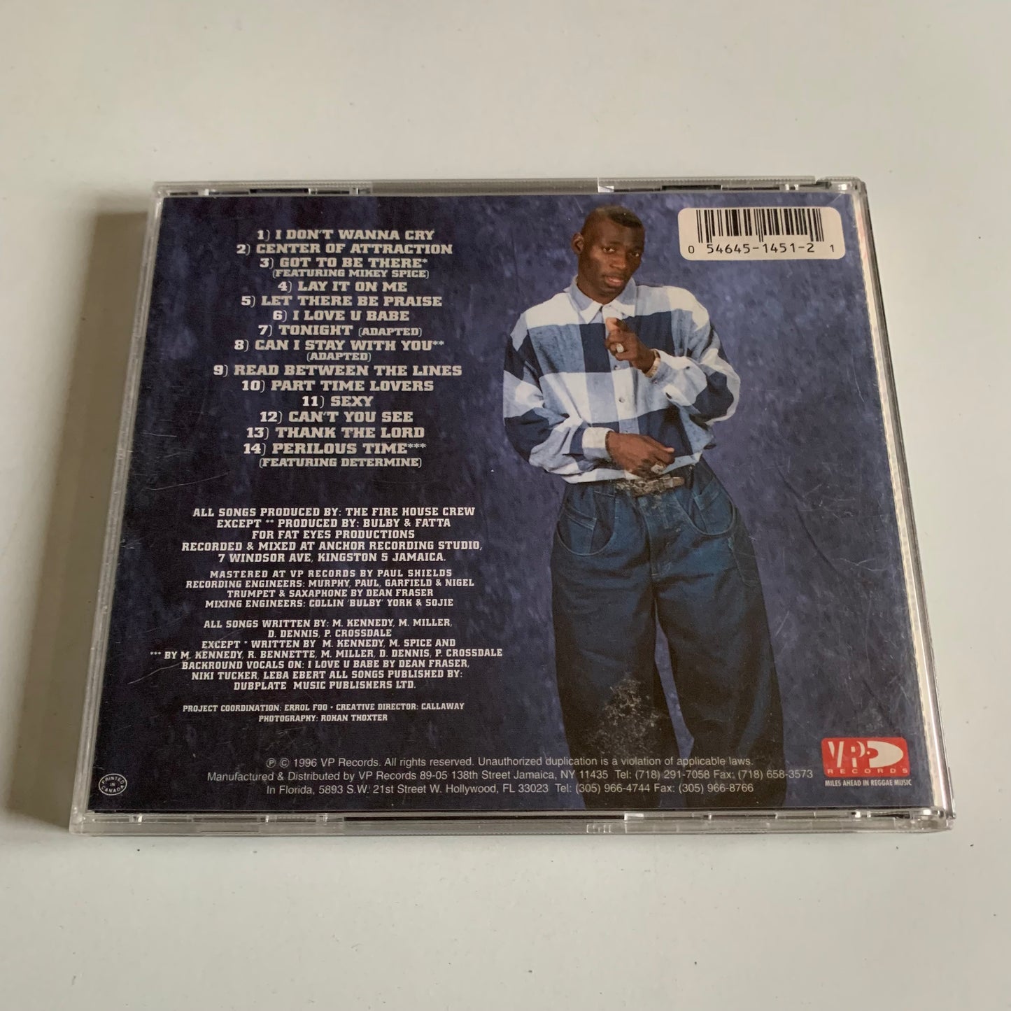 CD - Lukie D - Center Of Attraction - 1996 Occasion