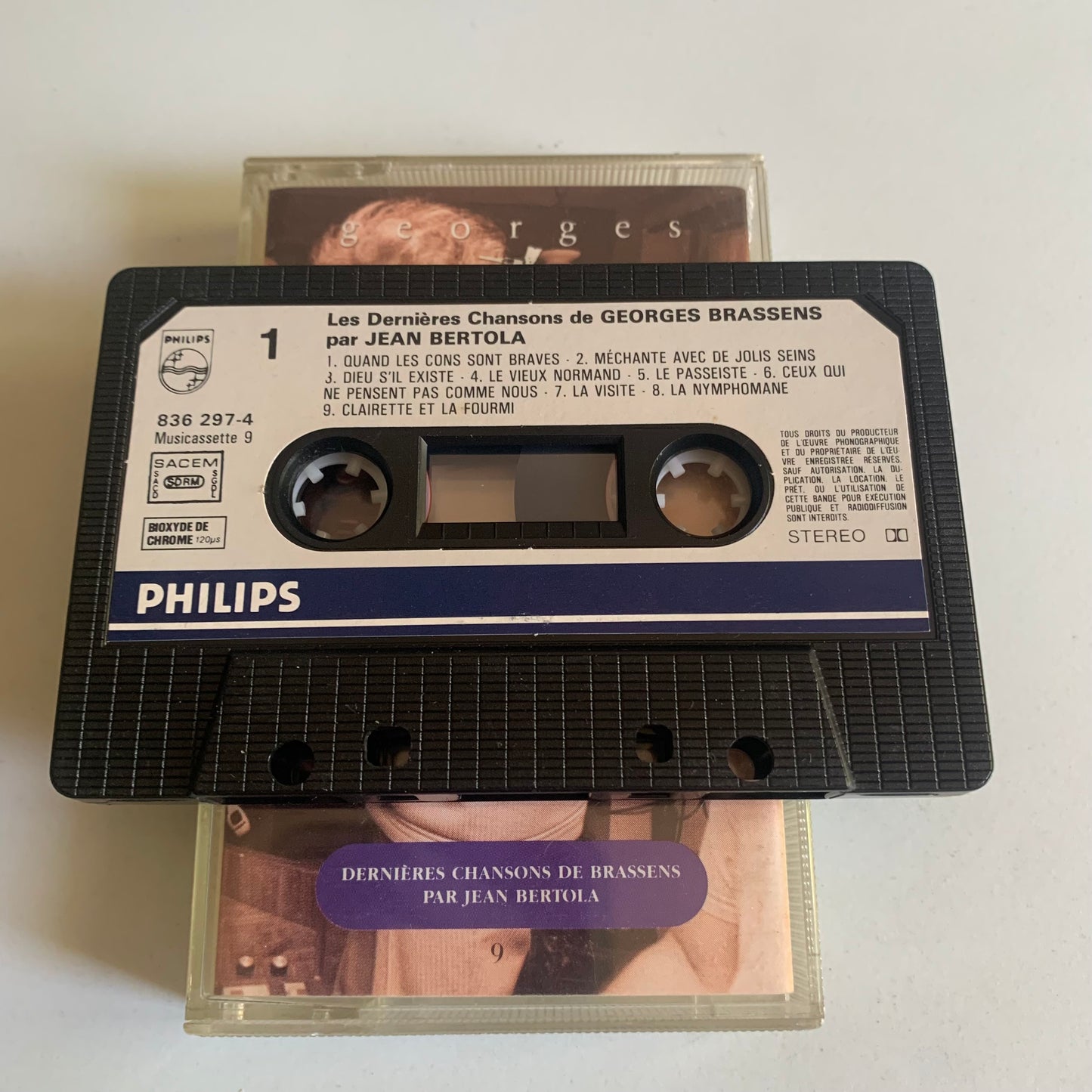 Georges Brassens - Dernières Chansons De Brassens Par Jean Bertola / 9 - 1991 Occasion