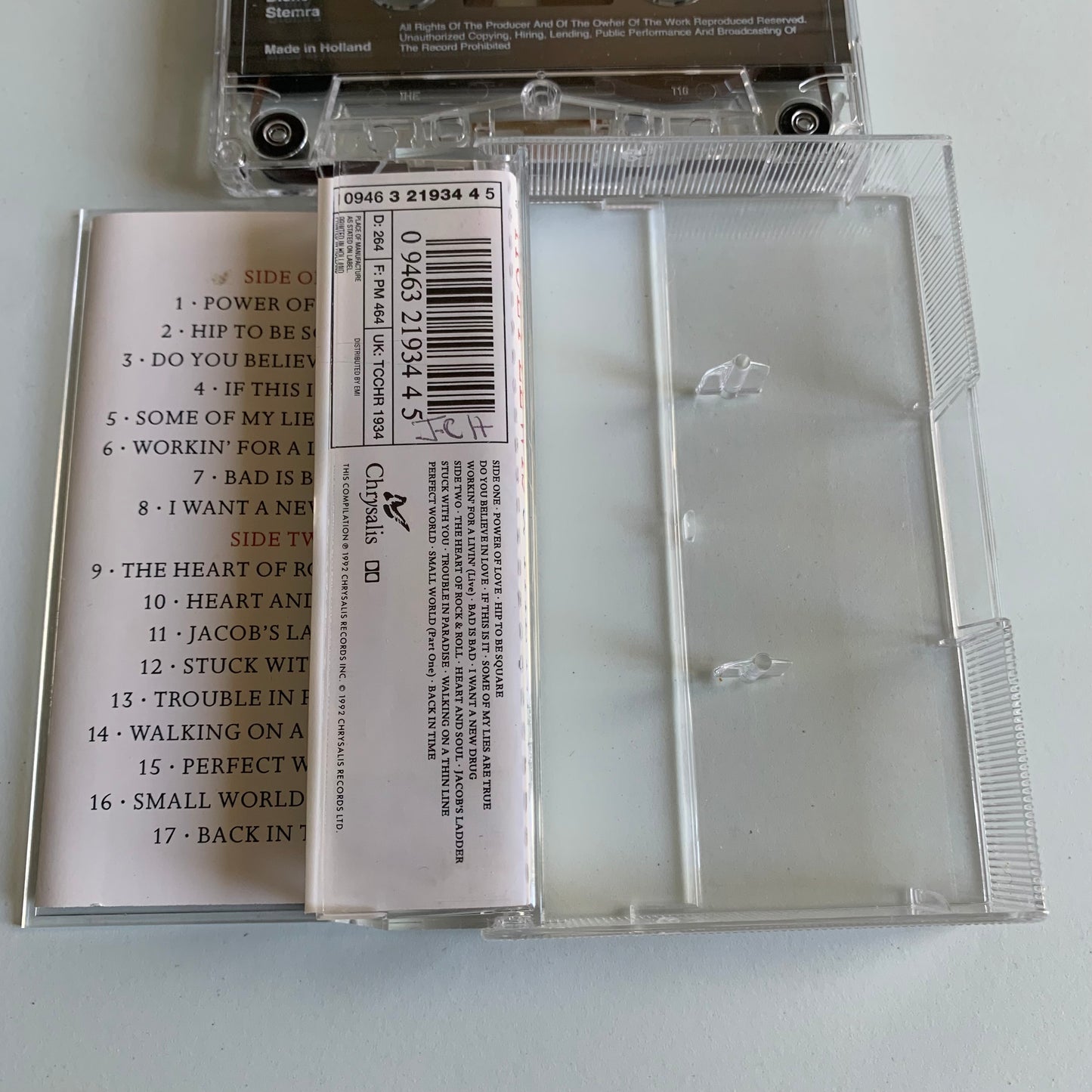 Huey Lewis And The News - The Heart Of Rock & Roll The Best Of 1992 Occasion