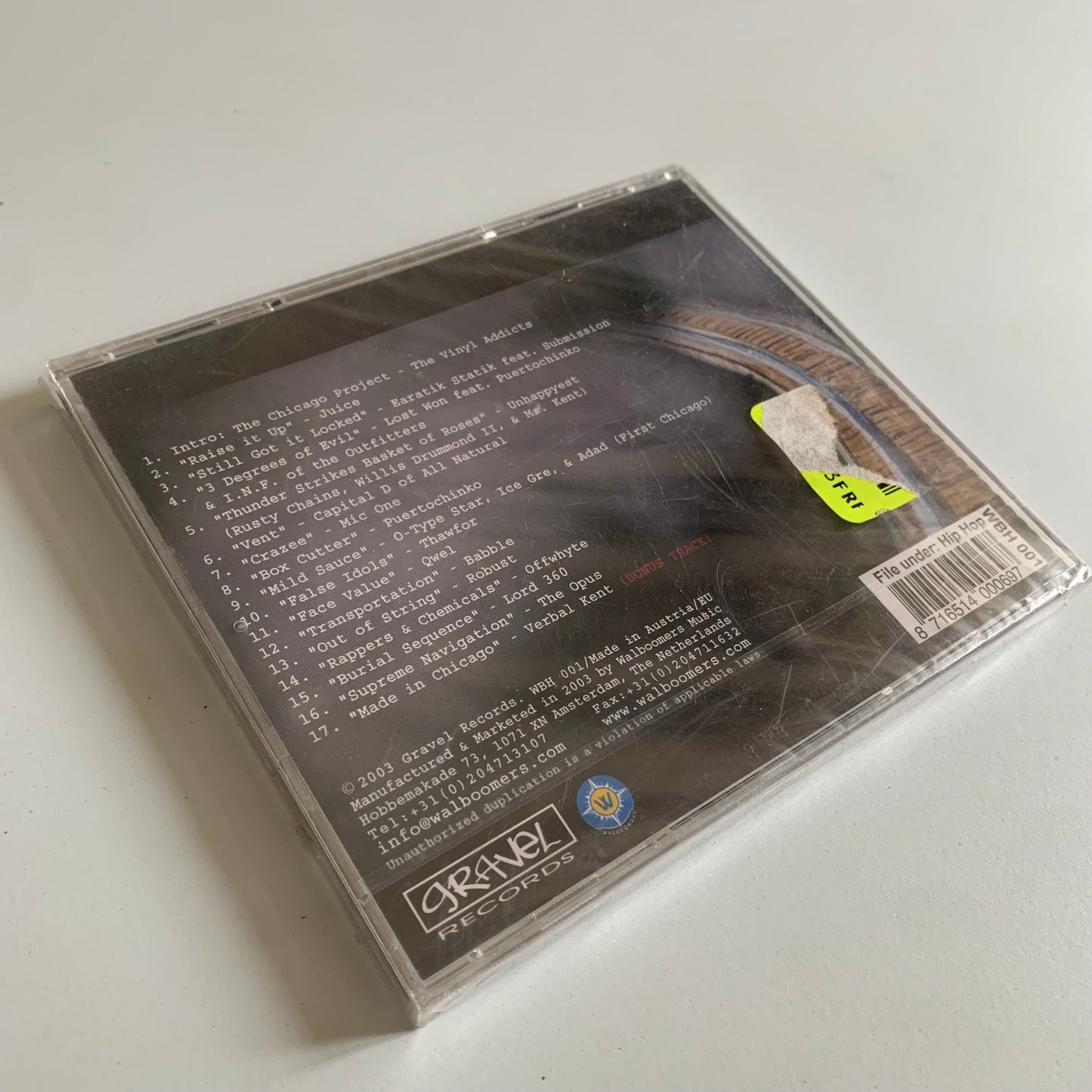Variétés Compilation - The Chicago Project - 100% Chicago Hip Hop - 2003 Neuf sous Blister