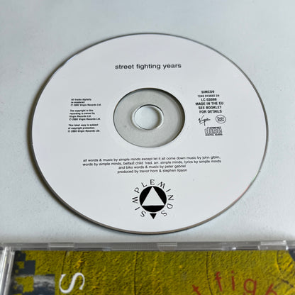 CD - Simple Minds - Street Fighting Years - 2003