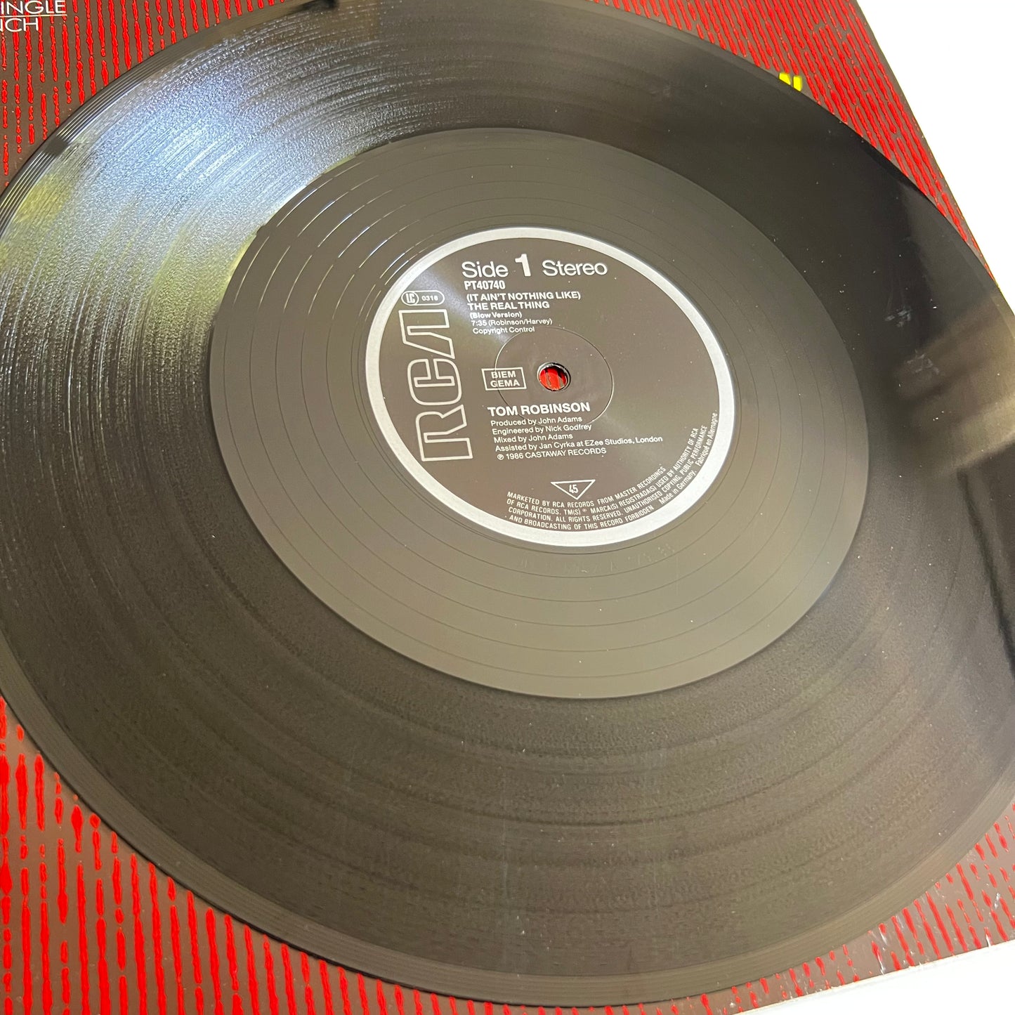 Tom Robinson - (It Ain't Nothing Like) The Real Thing - Maxi Single 1986