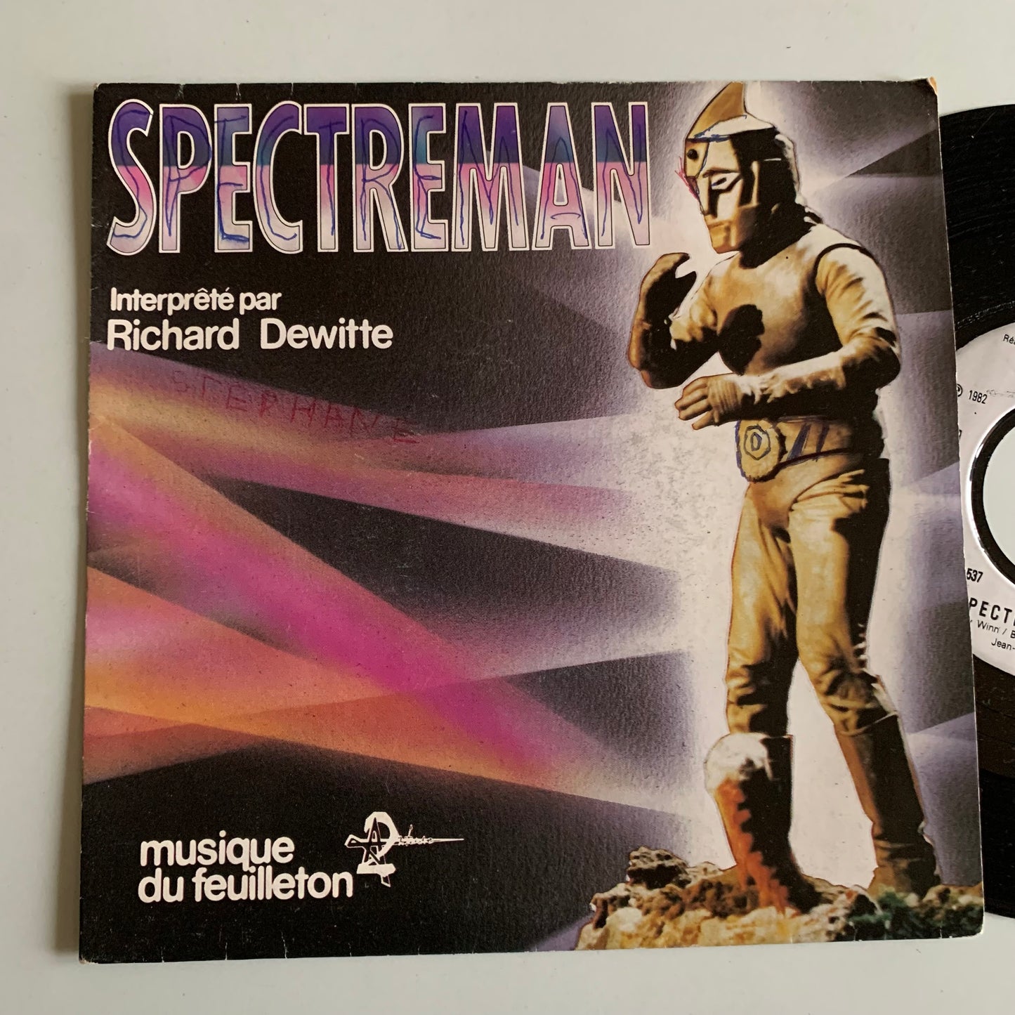 Richard Dewitte - Spectreman (Musique Du Feuilleton A2) - Single 1982 Occasion