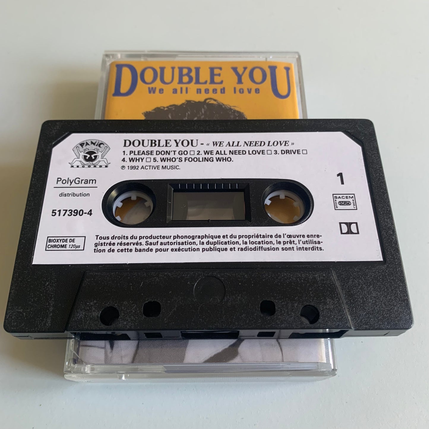 Double You - We All Need Love 1992 Occasion