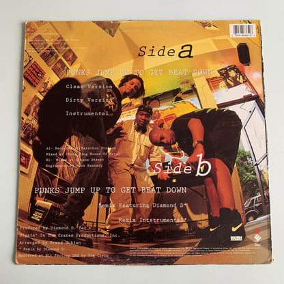 Brand Nubian - Punks Jump Up To Get Beat Down - Single 1992