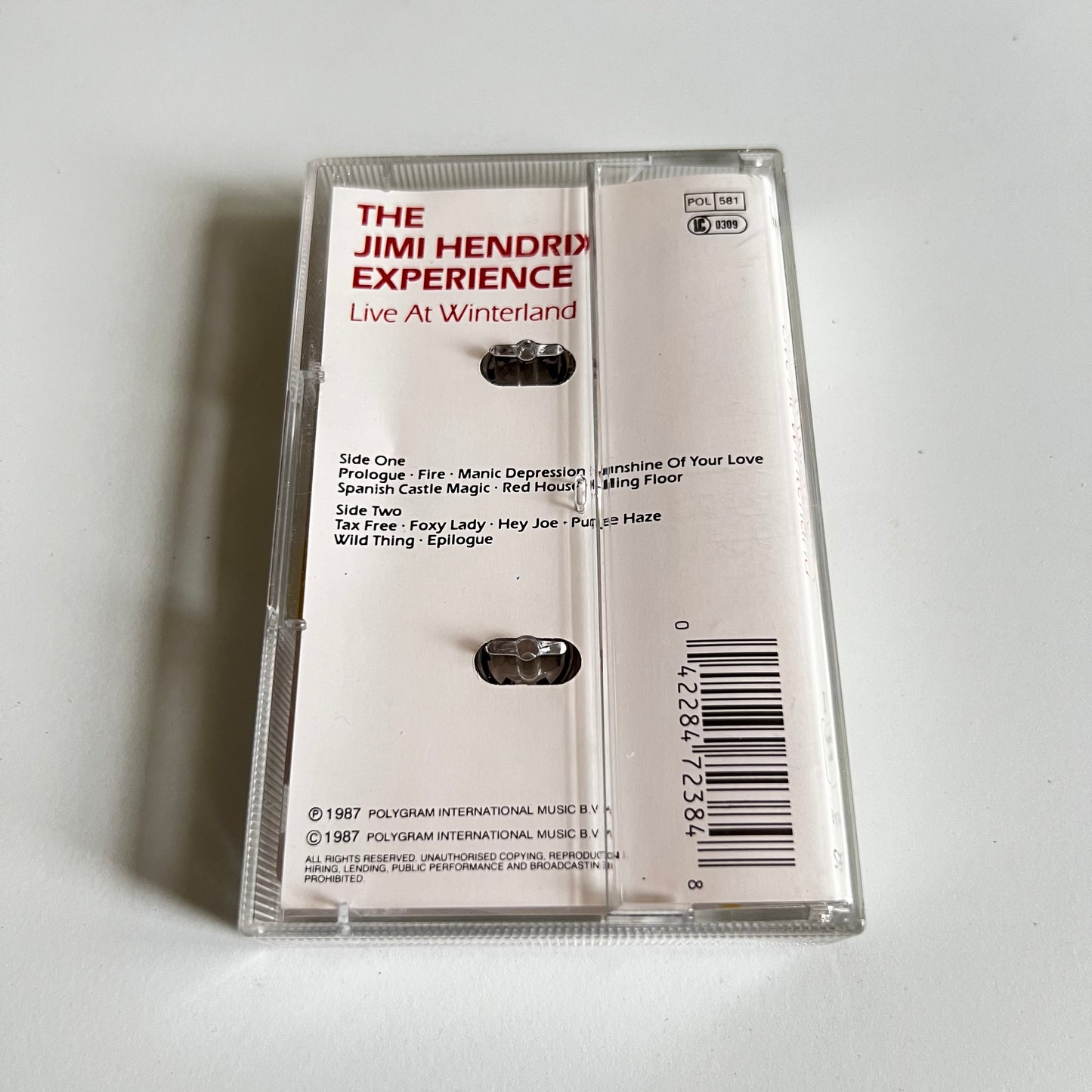 The Jimi Hendrix Experience - Live At Winterland - 1991
