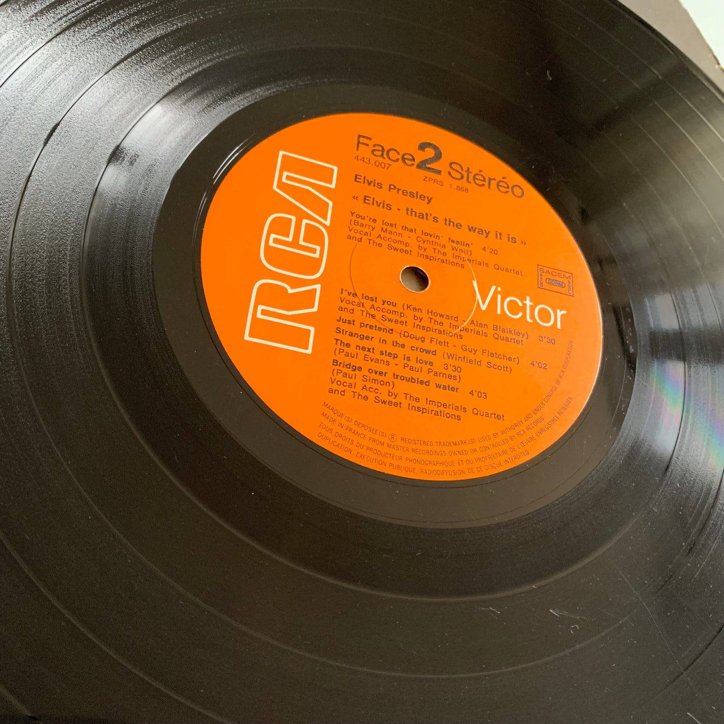 Elvis Presley - Elvis - That's The Way It Is - LP 1971 Occasion