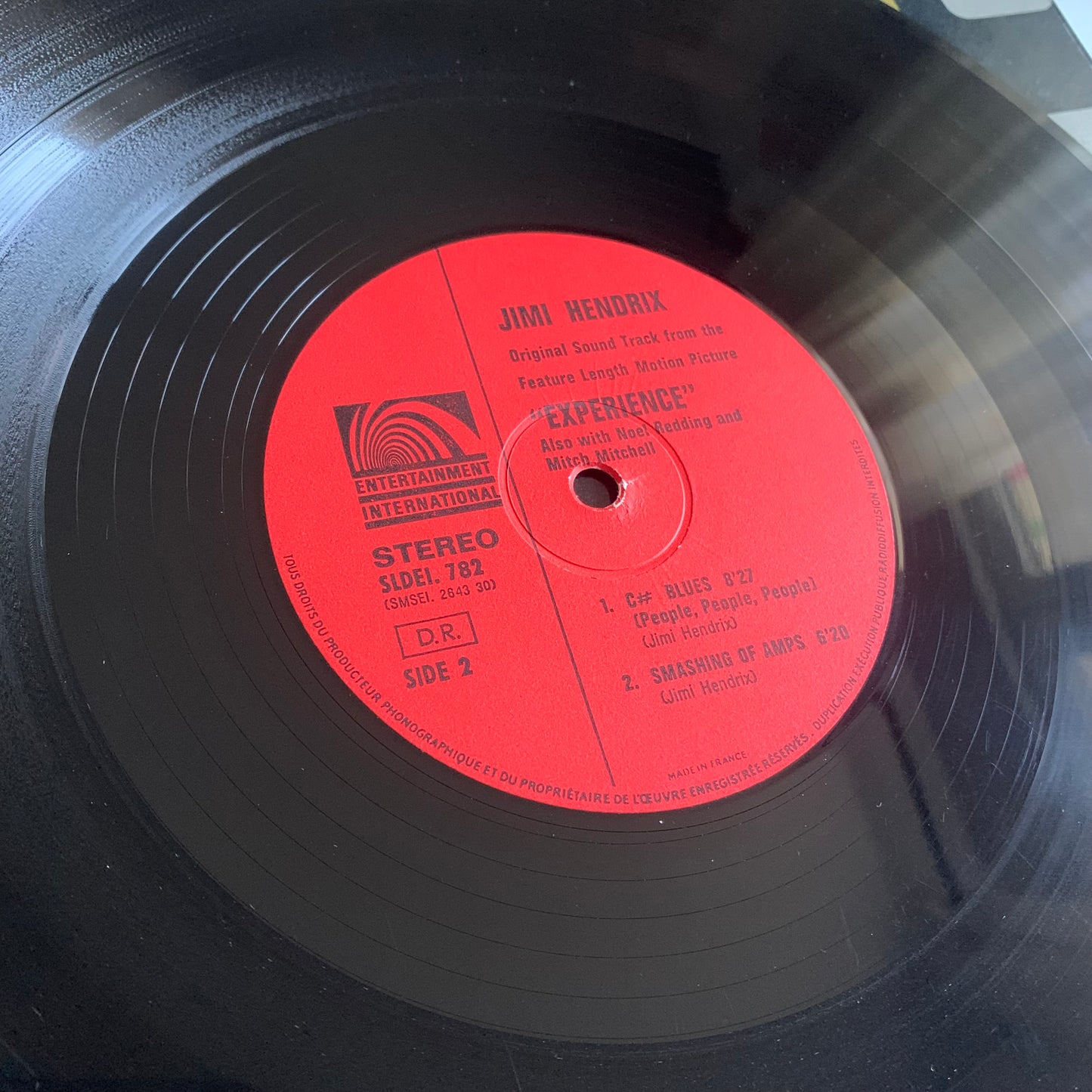 Jimi Hendrix - Original Soundtrack Of The Motion Picture "Experience" - LP 1971