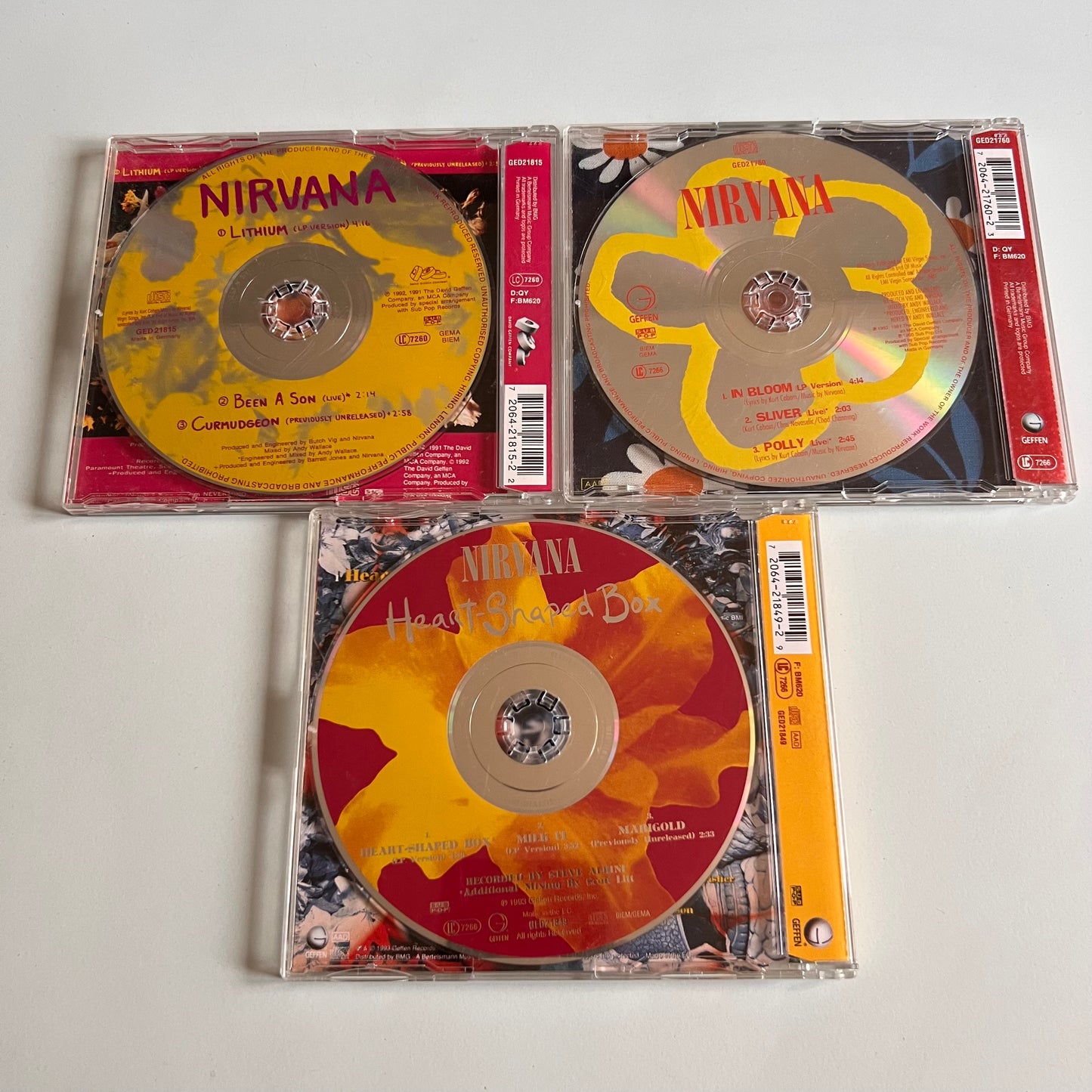 CD - Nirvana - Box Set 6 Singles - 2005