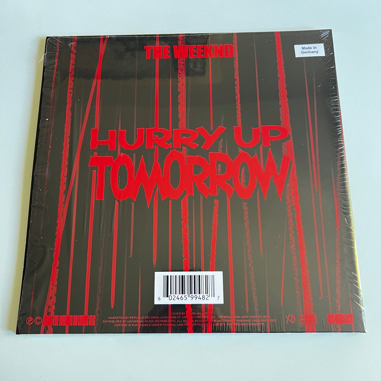 The Weeknd - Hurry Up Tomorrow - LP Red Rouge 2025