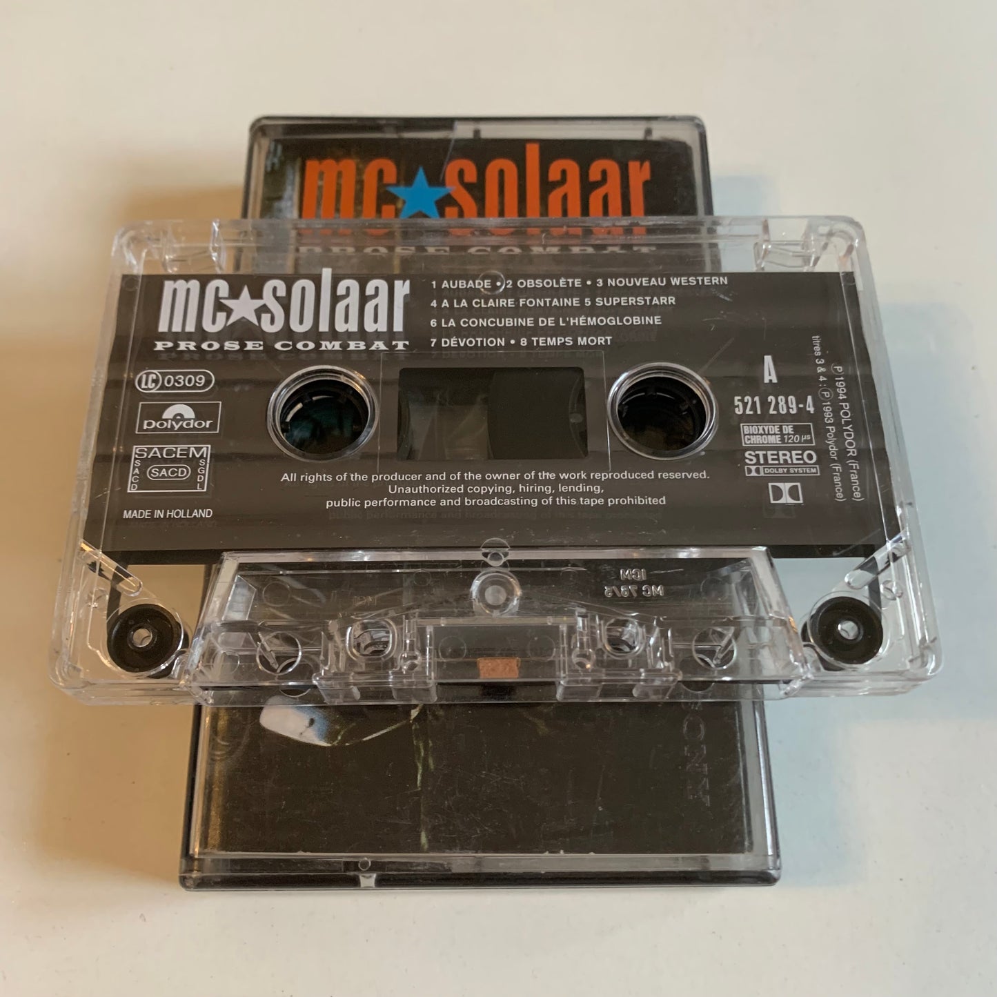 Mc Solaar - Prose Combat - 1994