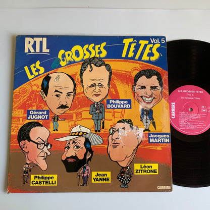 Les Grosses Têtes - Les Grosses Têtes De RTL Vol 5 - 33 tours 1983 Occasion