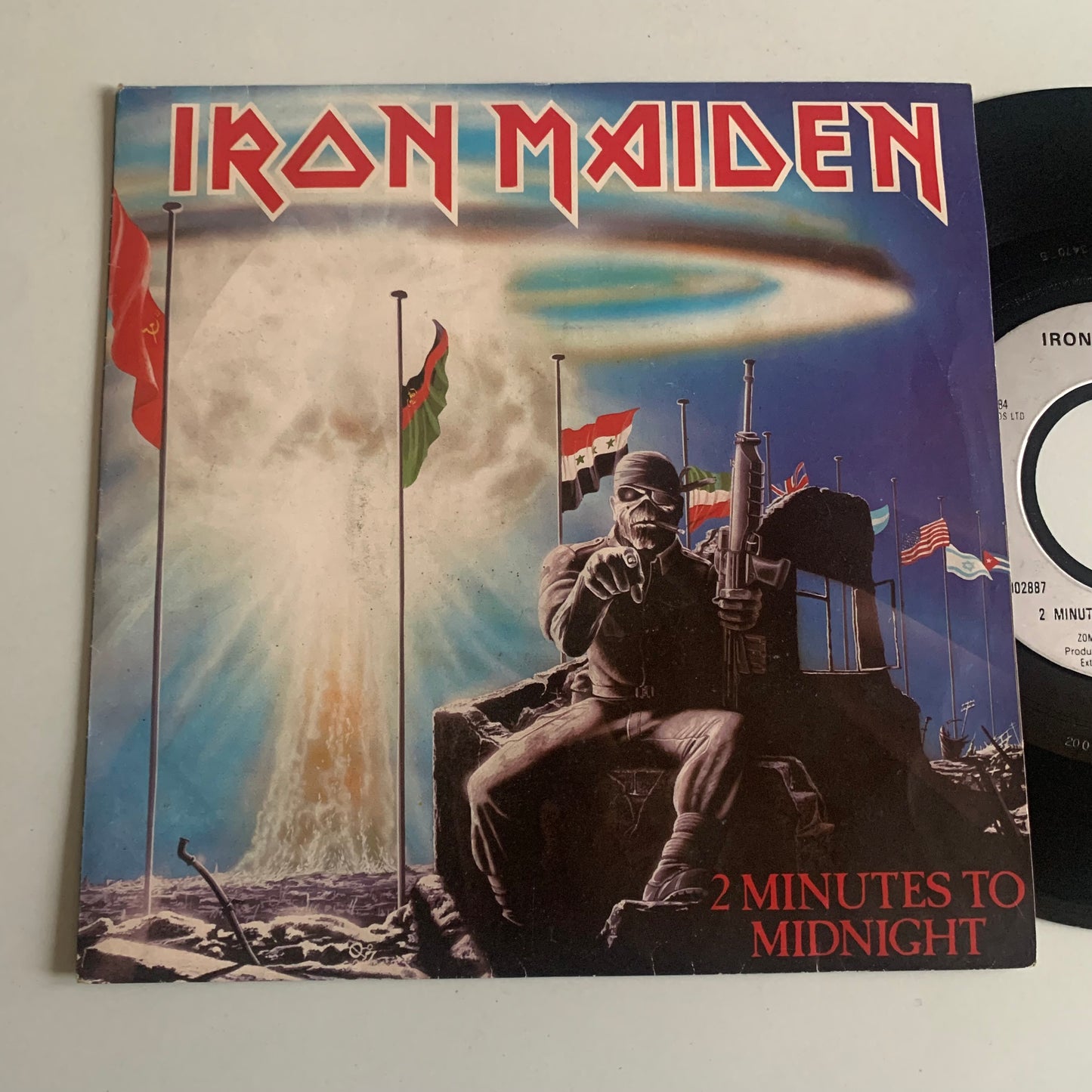 Iron Maiden - 2 Minutes To Midnight - Single 1984 Occasion