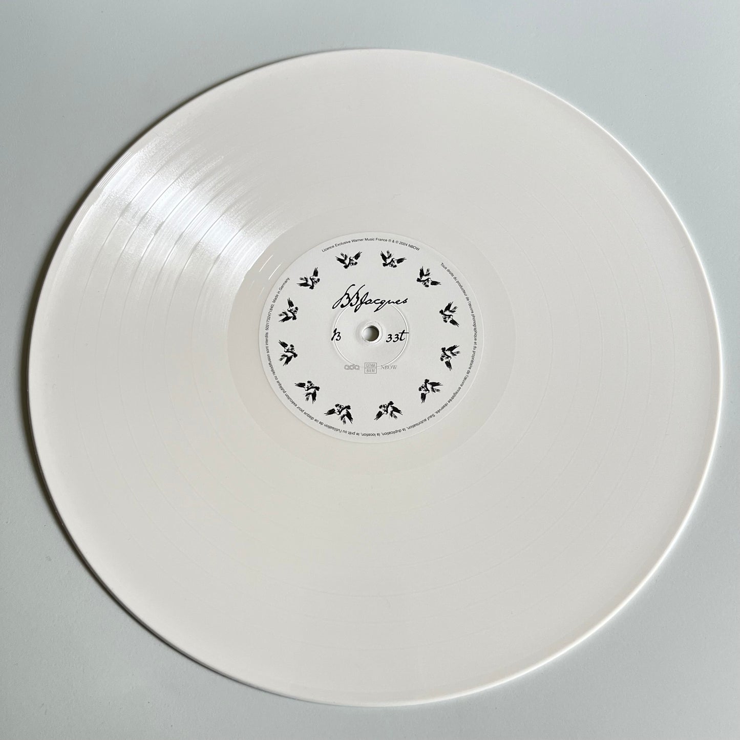 B.B. Jacques - Blackbird - LP Blanc 2024