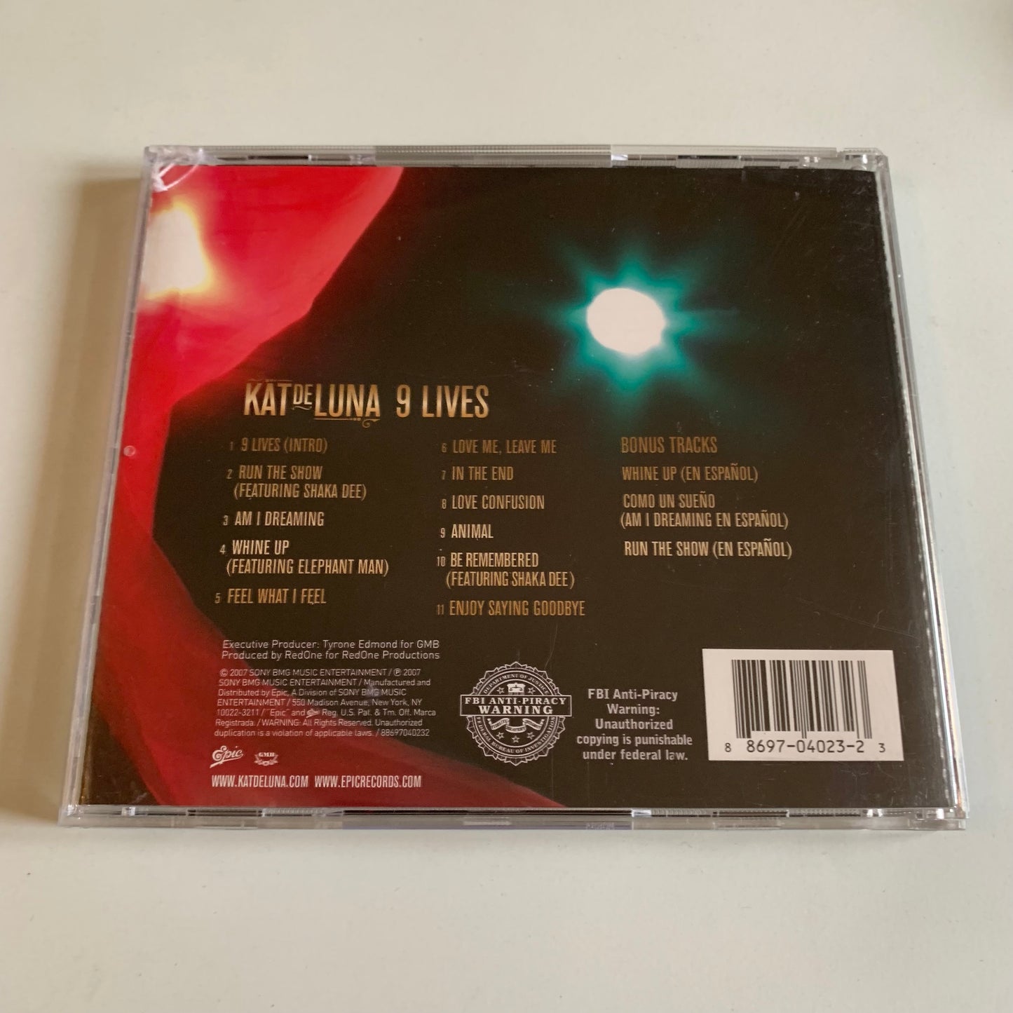 CD - Kat DeLuna - 9 Lives - 2007