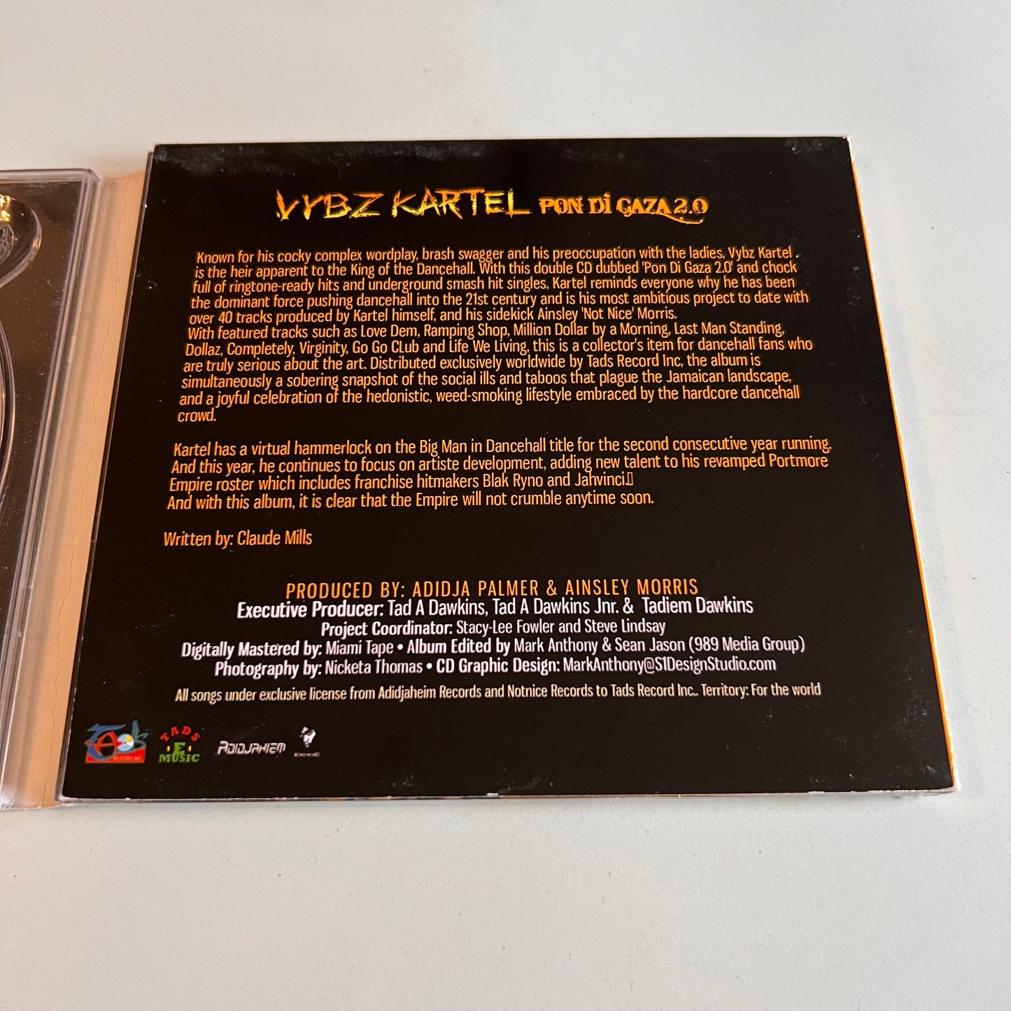 CD - Vybz Kartel - Pon Di Gaza 2.0 - 2010