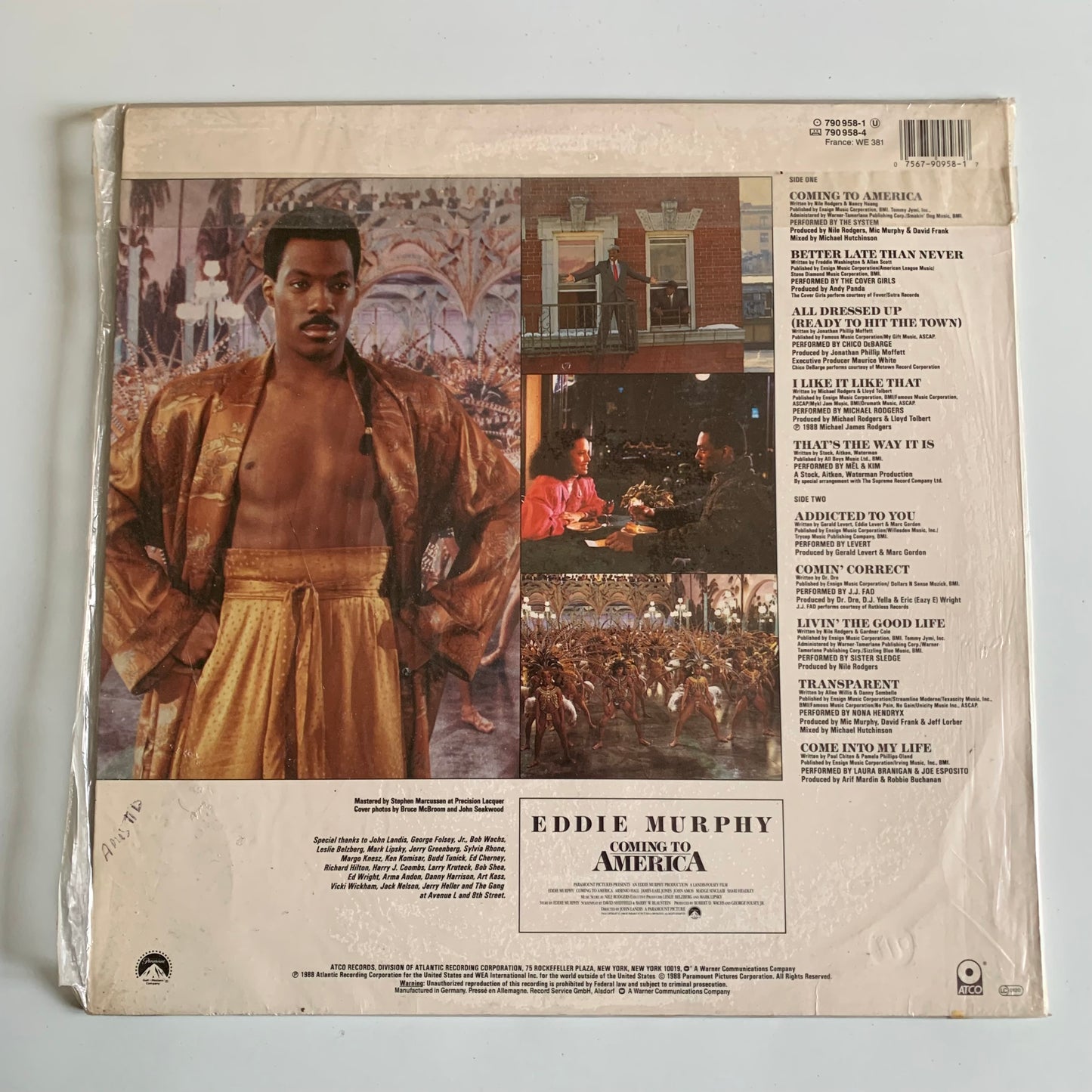 Coming To America - Original Soundtrack Album - LP 1988