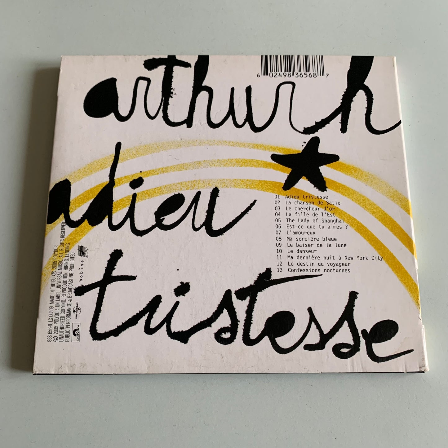 CD - Arthur H - Adieu Tristesse - 2005 Occasion