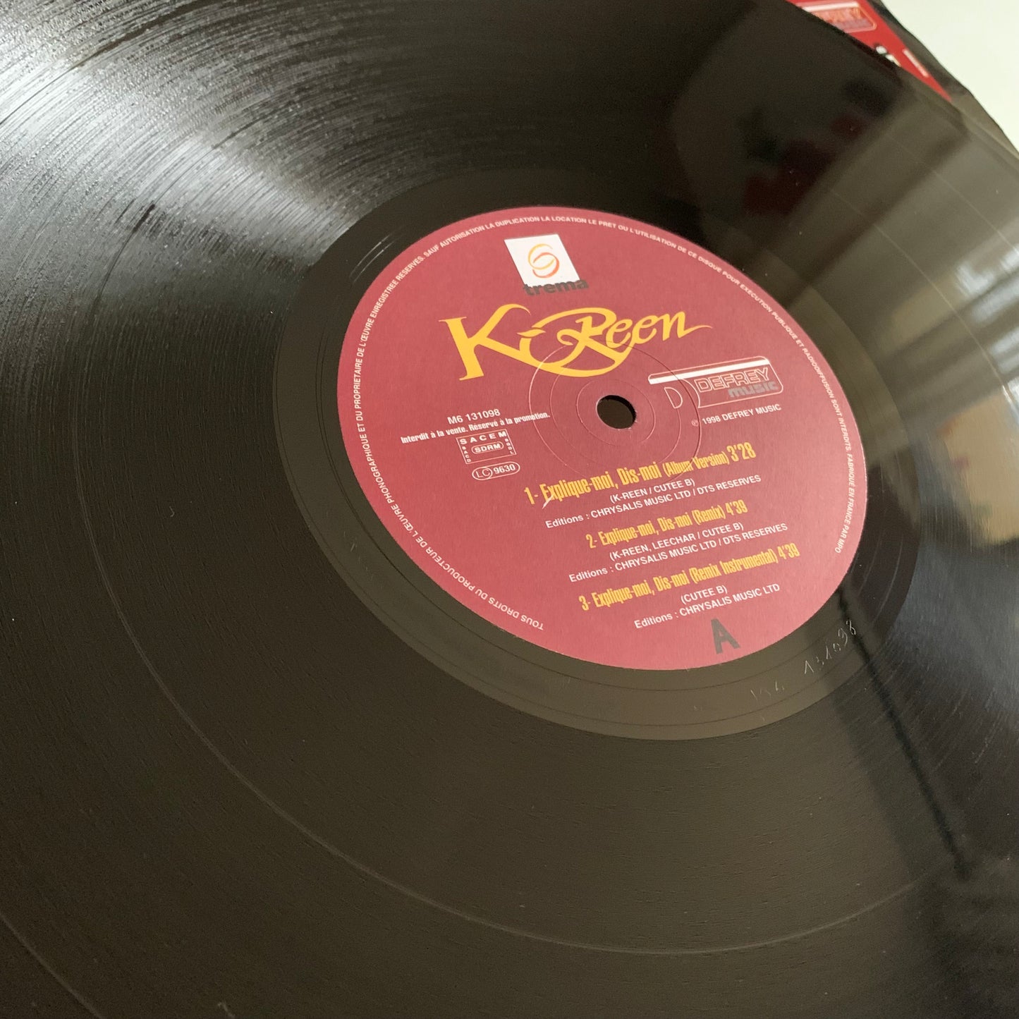 K-Reen - Explique-Moi, Dis-Moi - Single Promo 1998