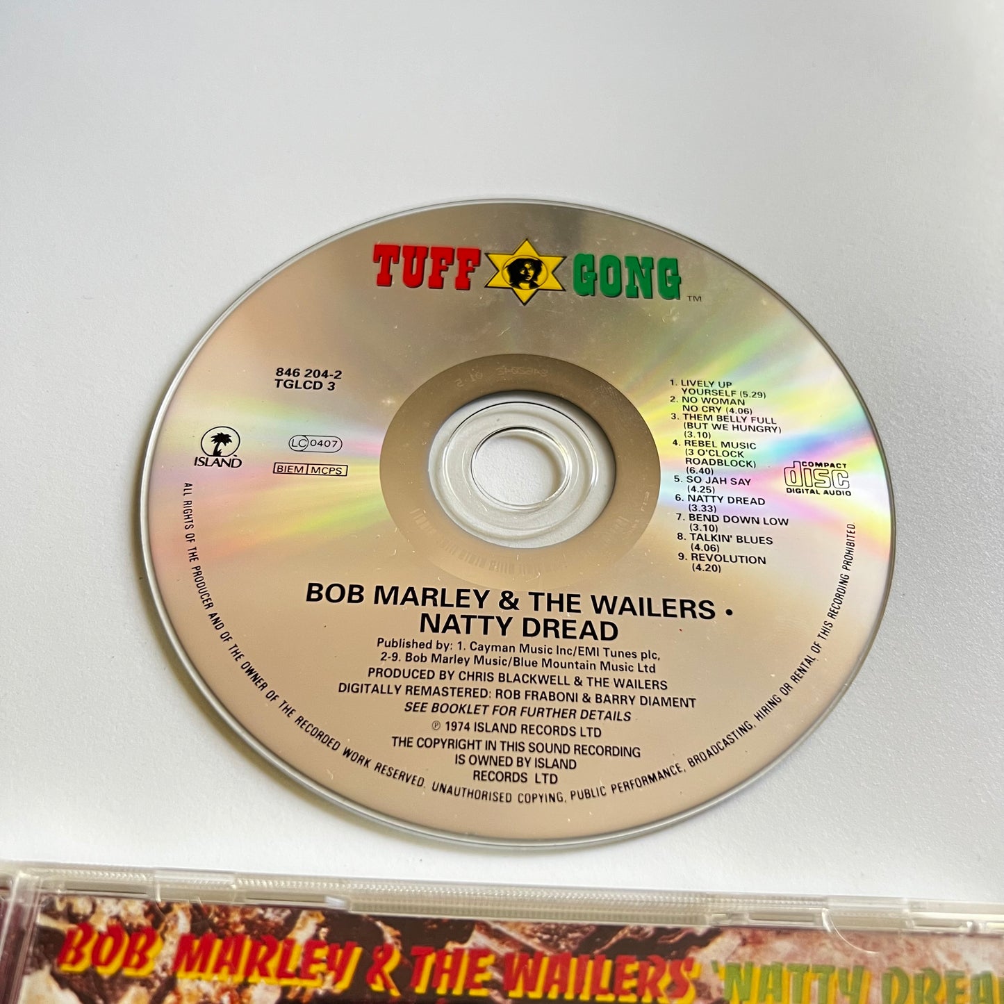 CD - Bob Marley & The Wailers - Natty Dread
