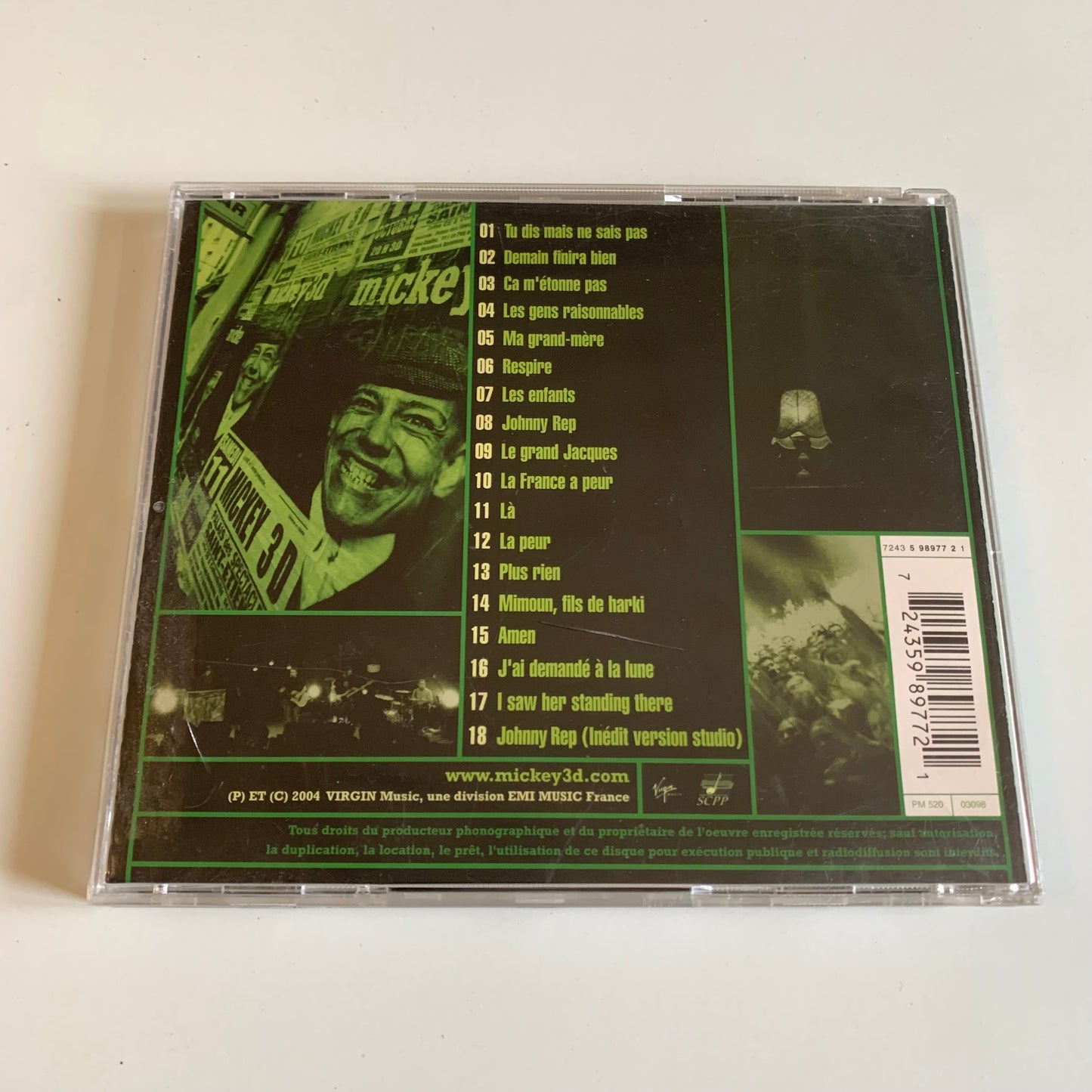CD - Mickey 3D - Live À Saint-Étienne - 2004