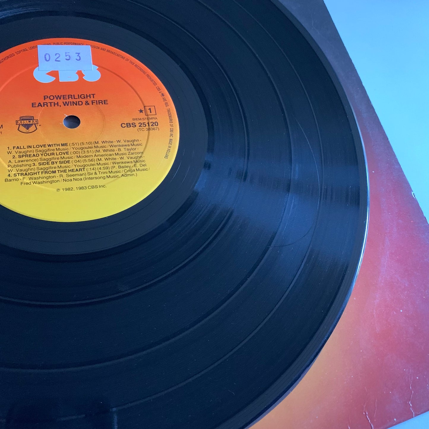 Earth, Wind & Fire - Powerlight - LP 1983 Occasion