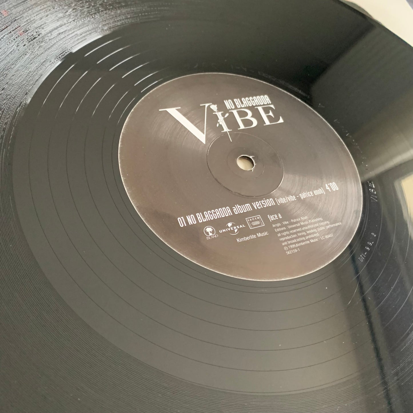Vibe - No Blaggadda - Single 1999