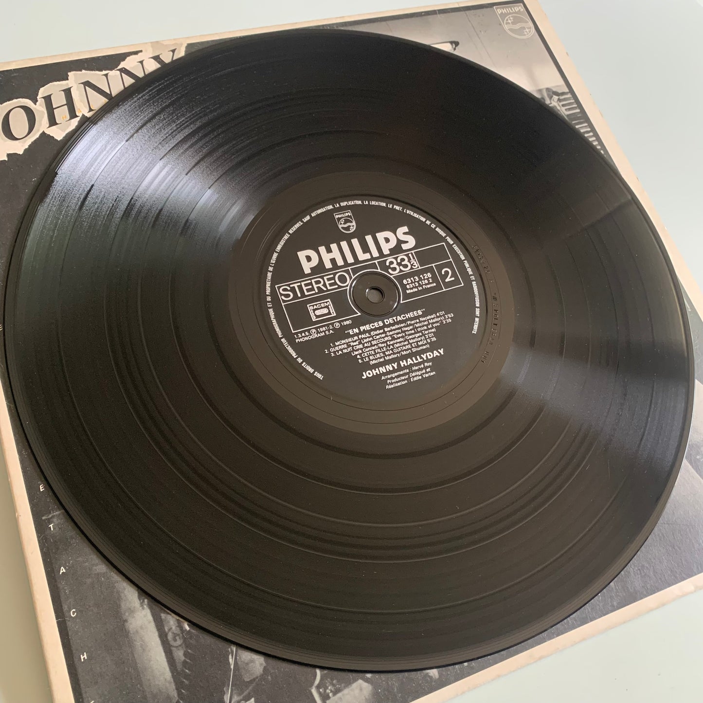 Johnny Hallyday - En Pièces Détachées - LP 1981 Occasion