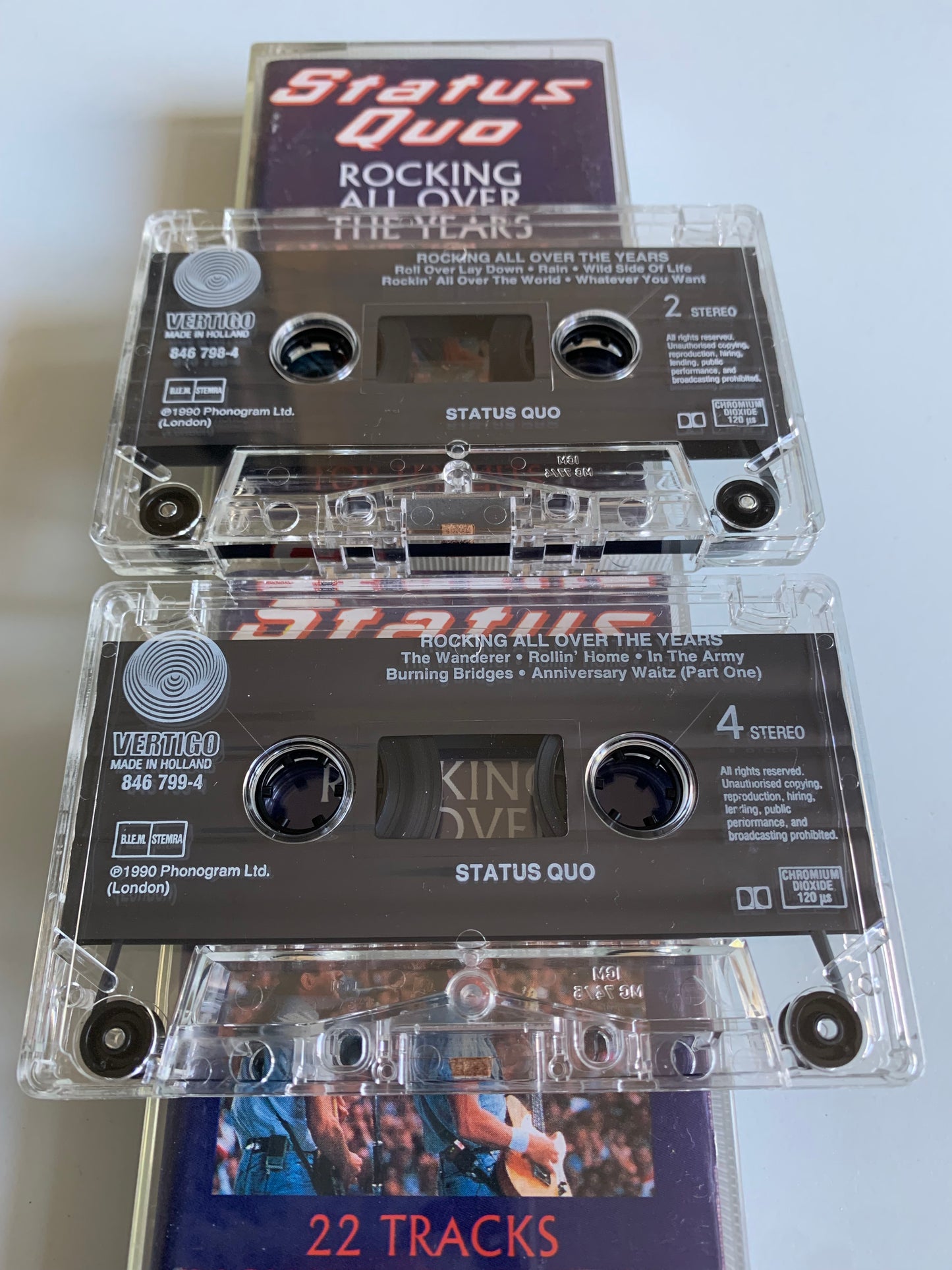 Status Quo - Rocking All Over The Years - 1994 Occasion (lot 2 cassettes)