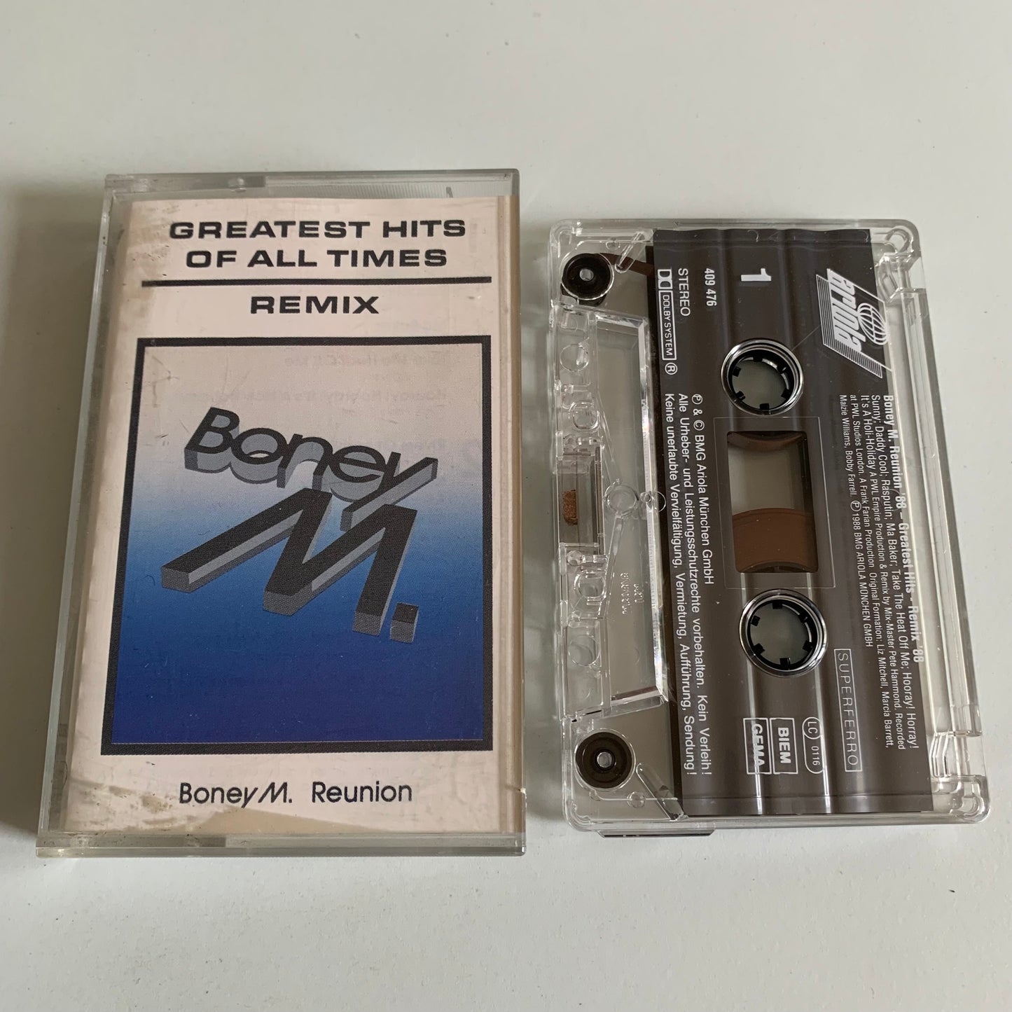 Boney M. Reunion - Greatest Hits Of All Times - Remix - 1988 Occasion