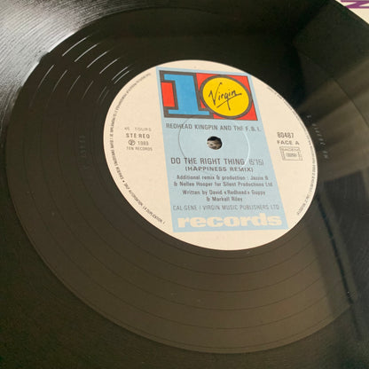 Redhead Kingpin And The FBI - Do The Right Thing (The Happiness Remix) - Single 1989