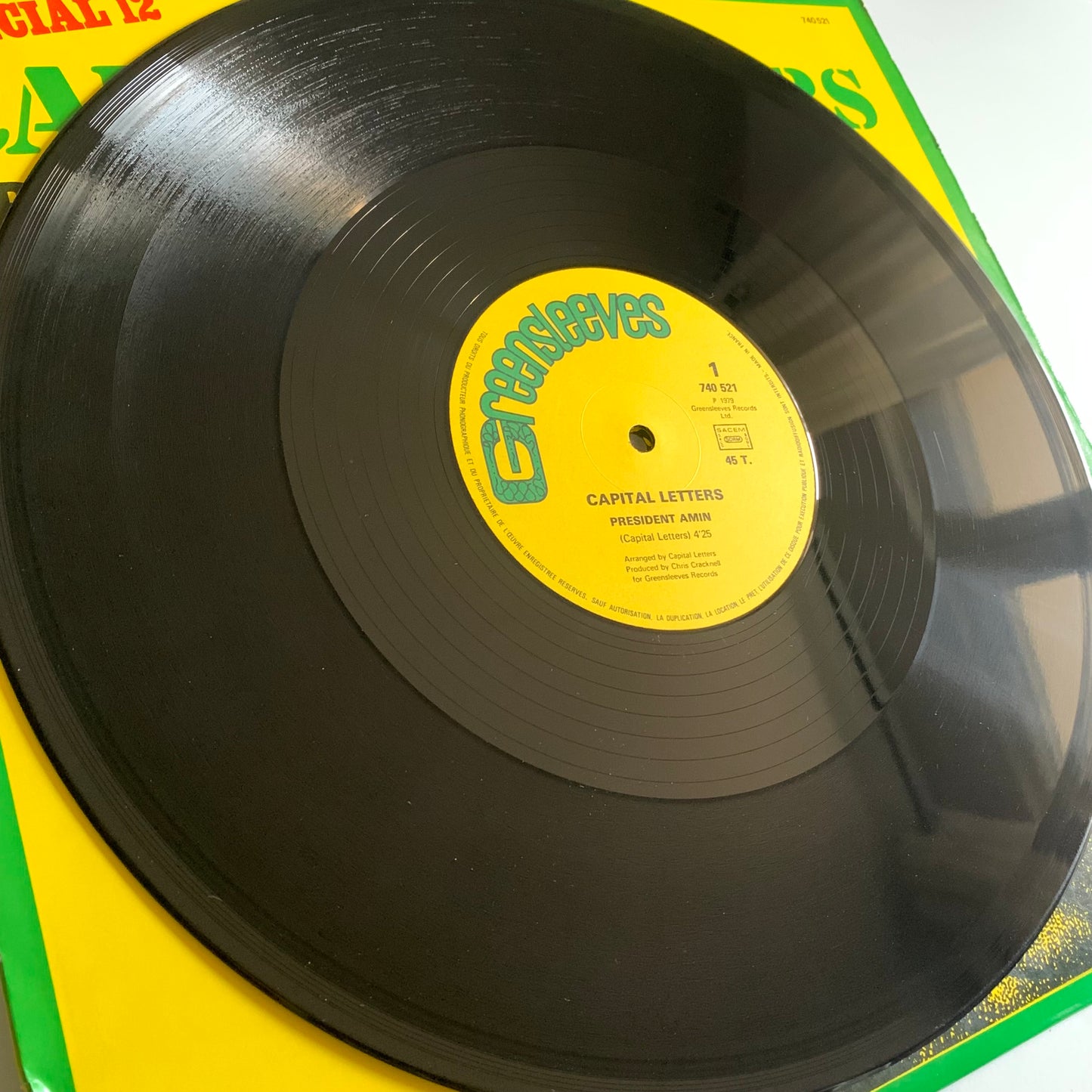 Capital Letters - President Amin (Dada) - Single 1979