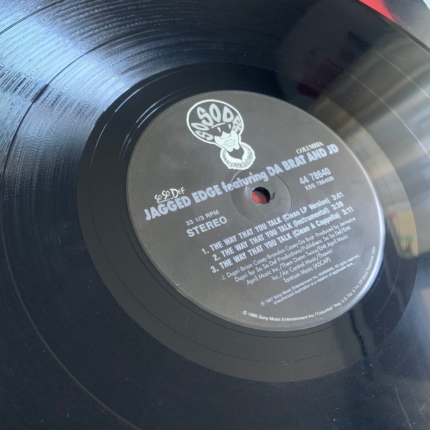 Jagged Edge - Da Brat - JD - The Way That You Talk - Single 1997