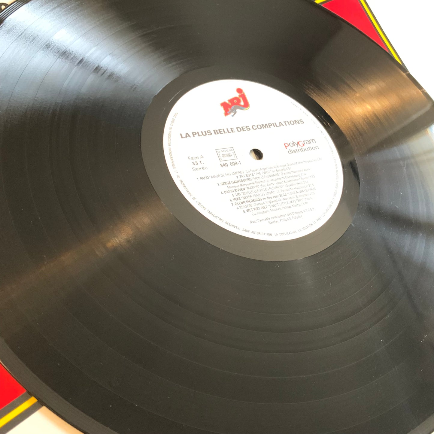 Compilation - NRJ La Plus Belle Des Compilations - LP 1988