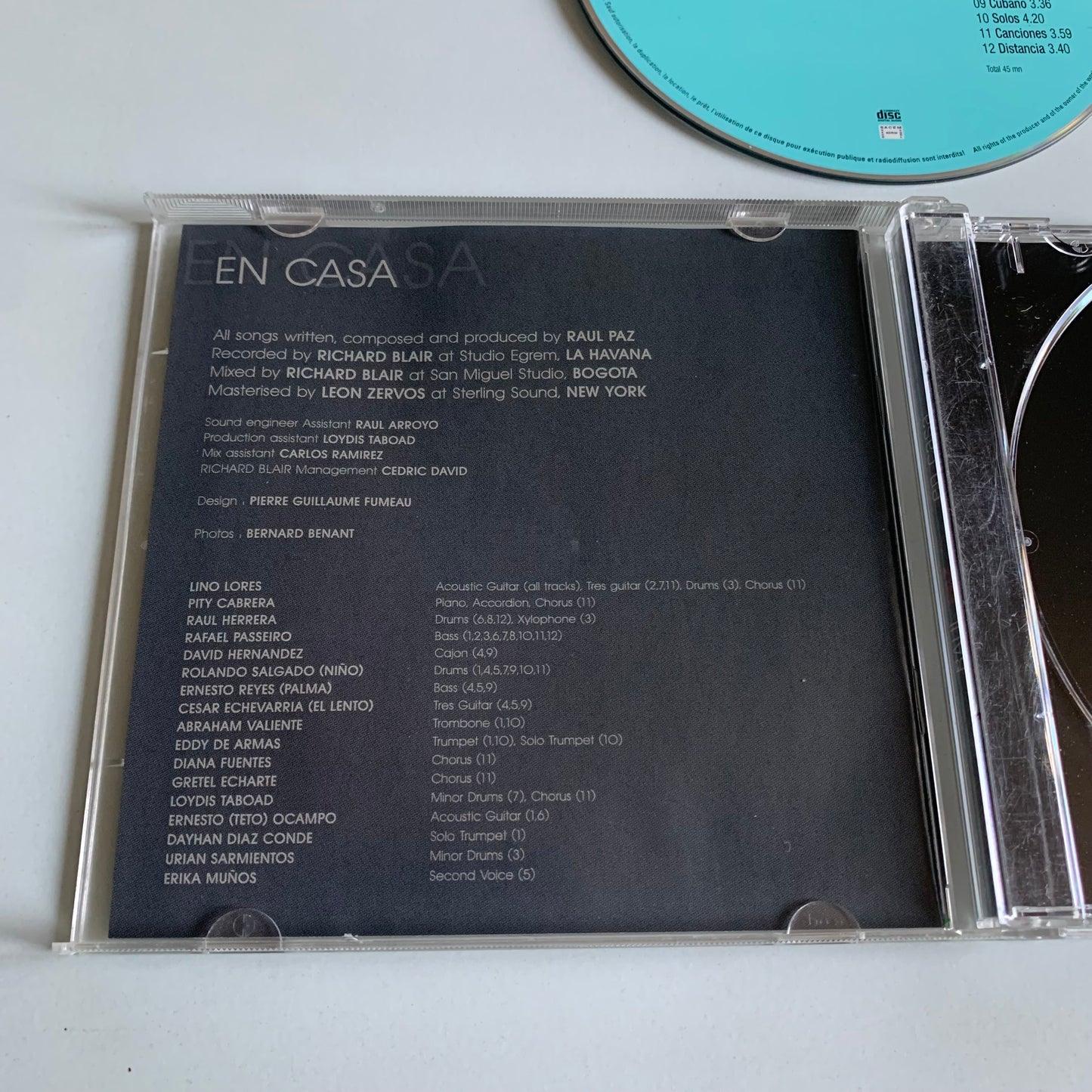 CD - Raul Paz - En Casa - 2006