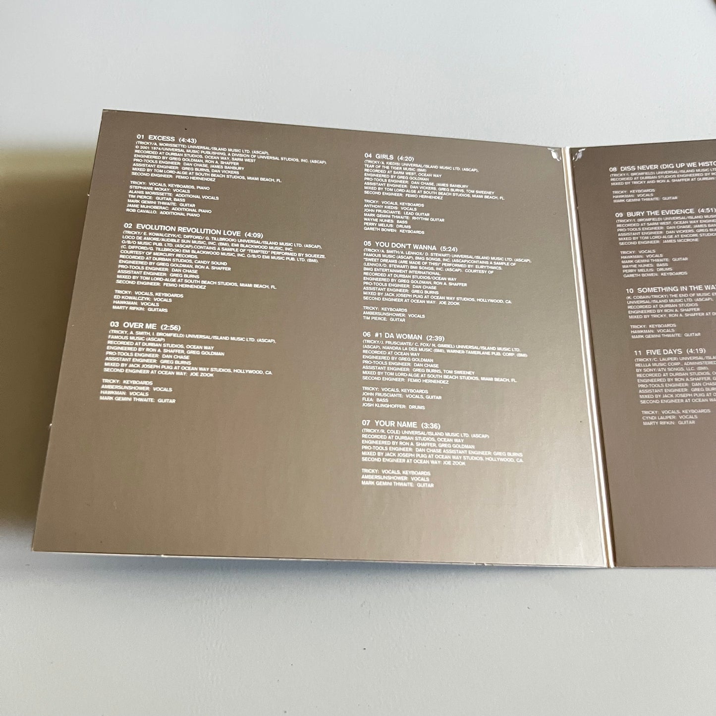 CD - Tricky - Blowback - 2001