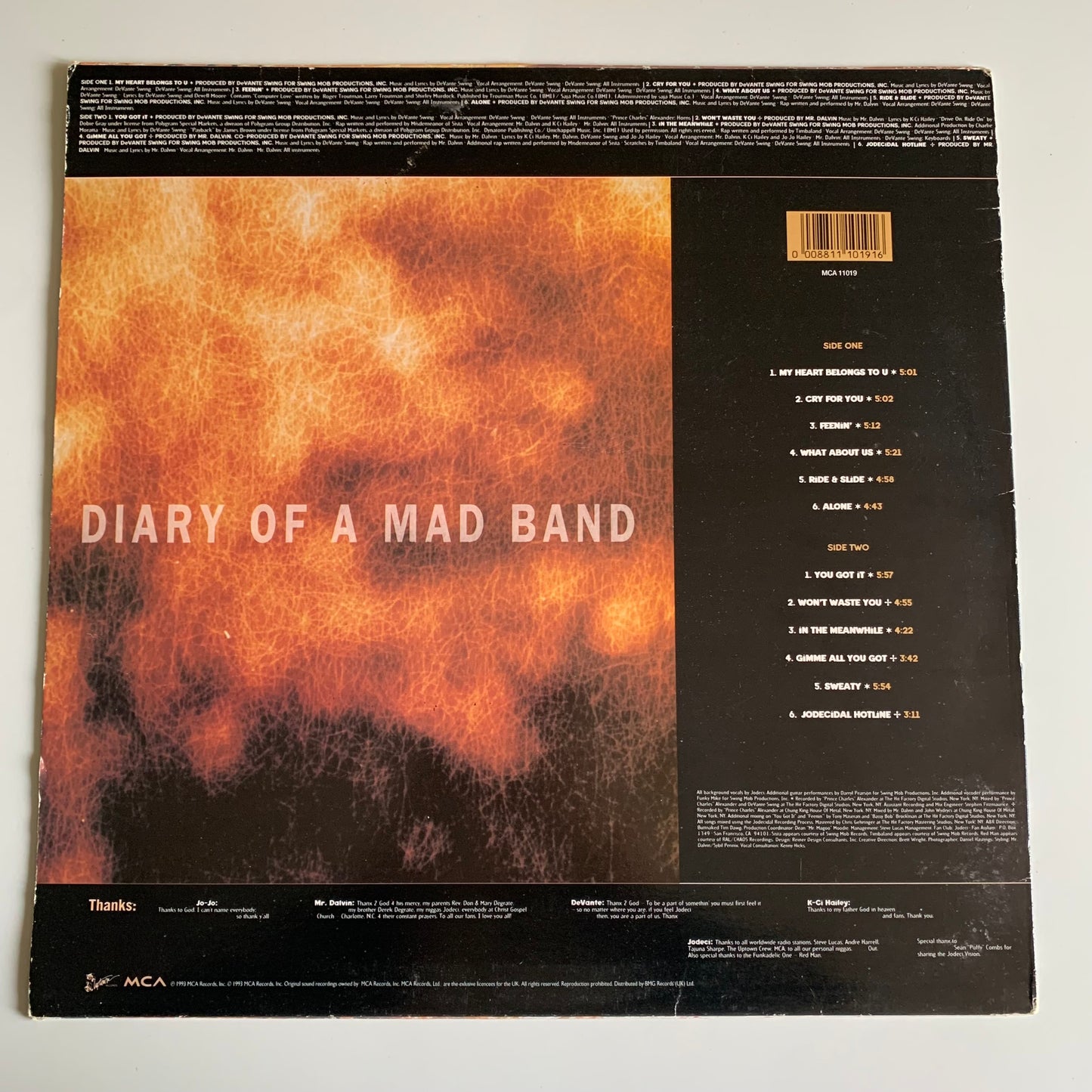 Jodeci - Diary Of A Mad Band - LP 1993