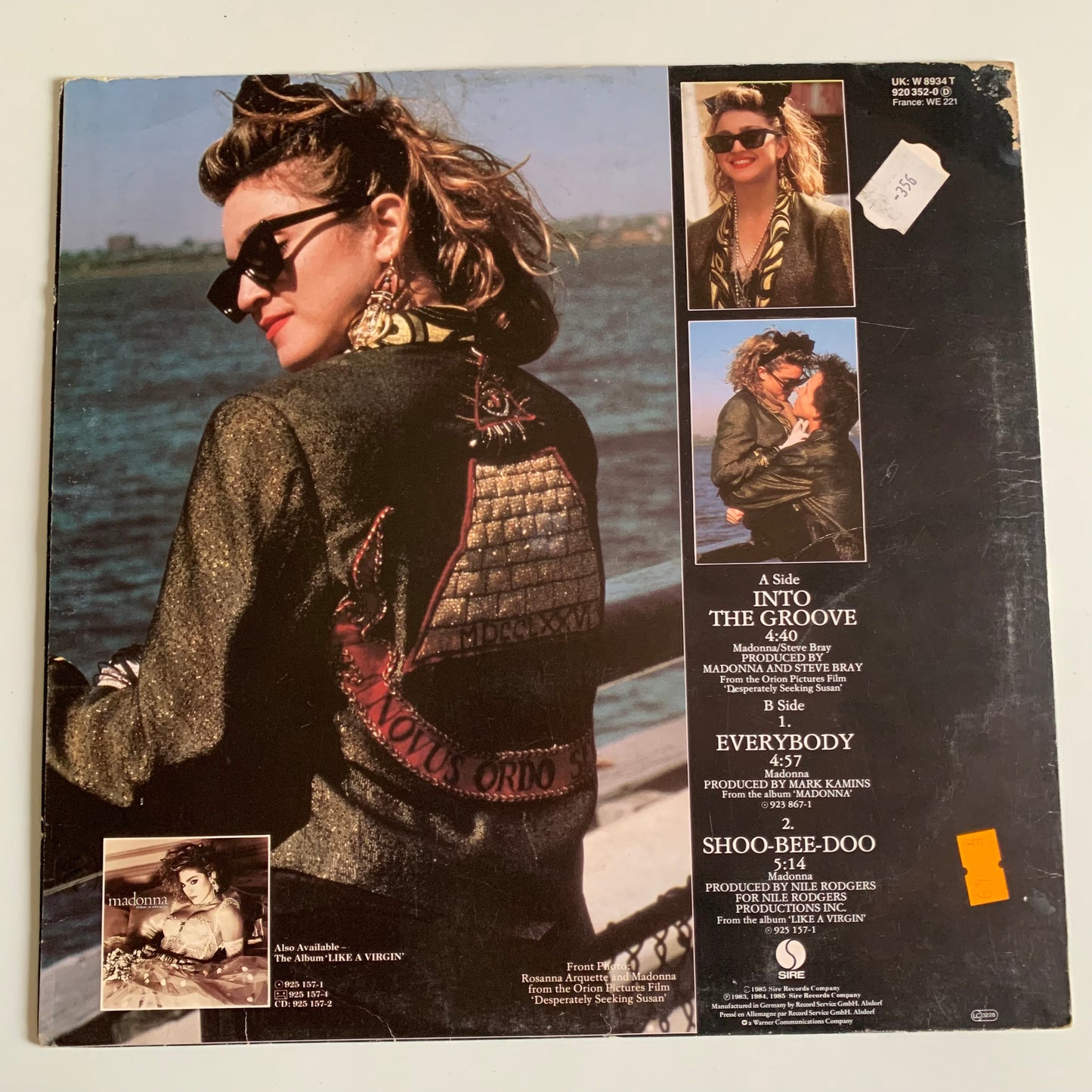 Madonna - Into The Groove - Maxi 1985 Occasion