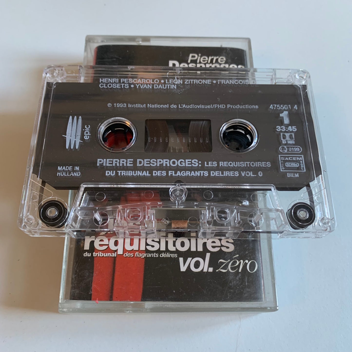 Pierre Desproges - Les Réquisitoires Du Tribunal Des Flagrants Délires Vol. Zéro - 1993